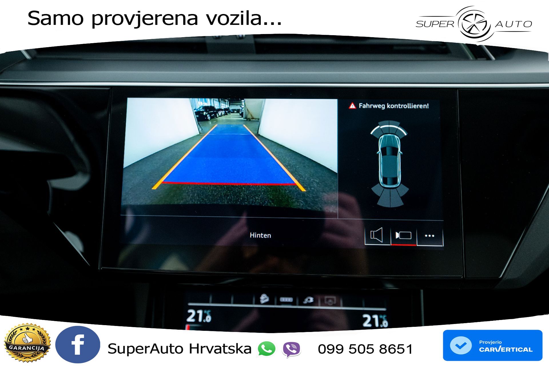 Audi Q8 e-tron SB 50 95 kWh quattro Advanced 340 KS, ZRAČNI+4xGR SJED+PANO+KAM