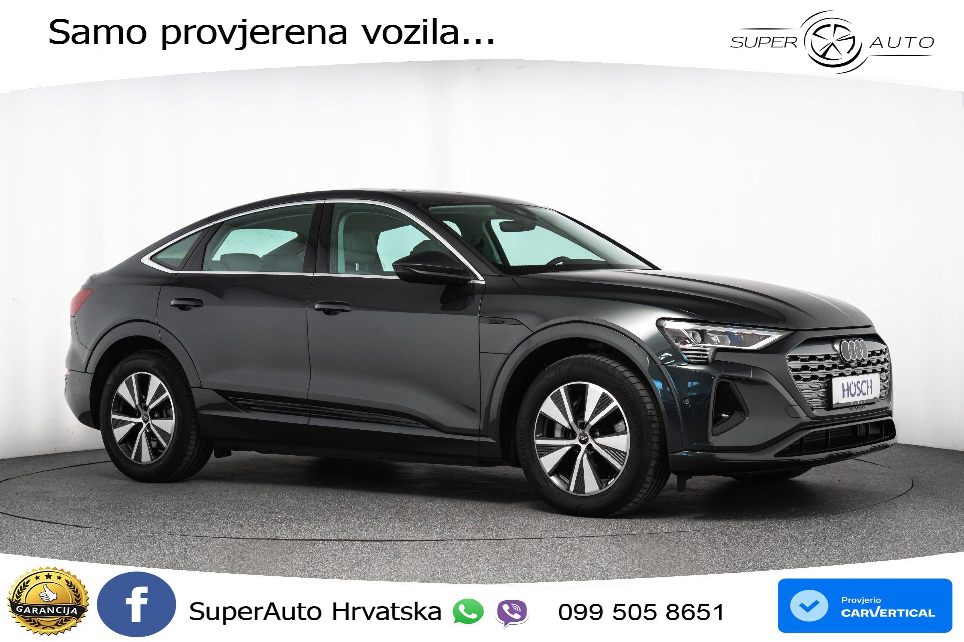 Audi Q8 e-tron SB 50 95 kWh quattro Advanced 340 KS, ZRAČNI+4xGR SJED+PANO+KAM