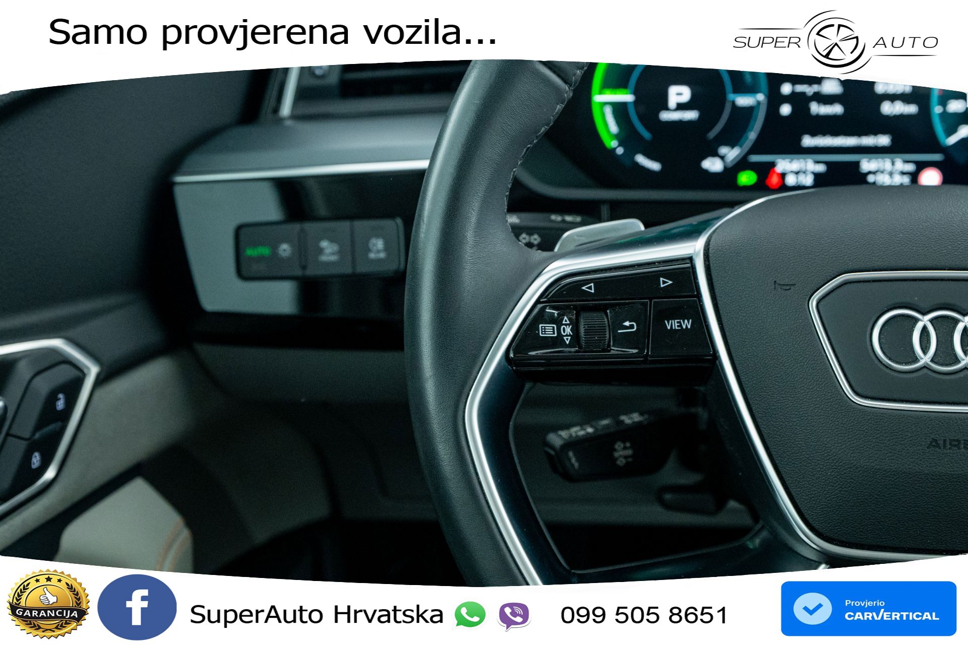 Audi Q8 e-tron SB 50 95 kWh quattro Advanced 340 KS, ZRAČNI+4xGR SJED+PANO+KAM