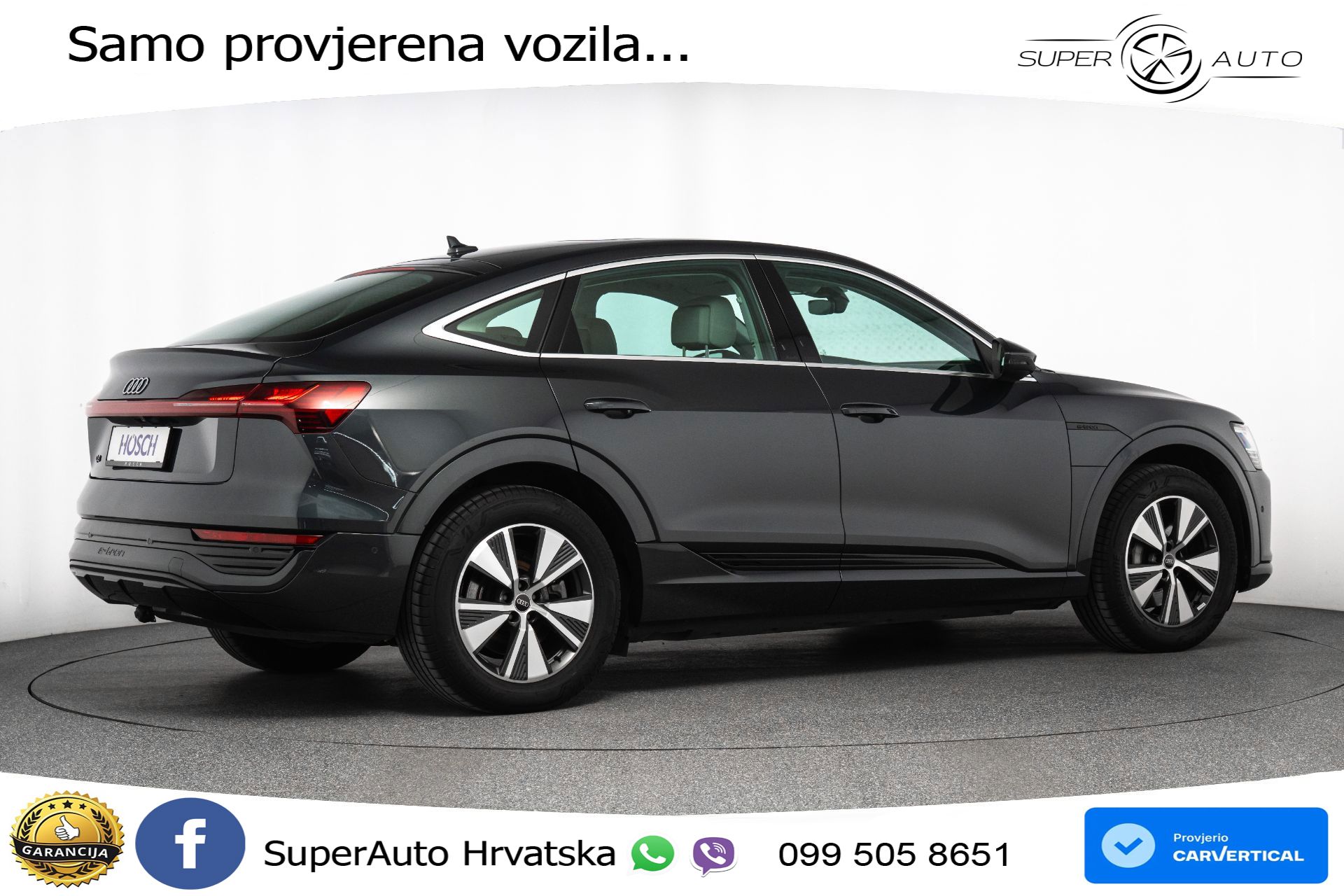Audi Q8 e-tron SB 50 95 kWh quattro Advanced 340 KS, ZRAČNI+4xGR SJED+PANO+KAM
