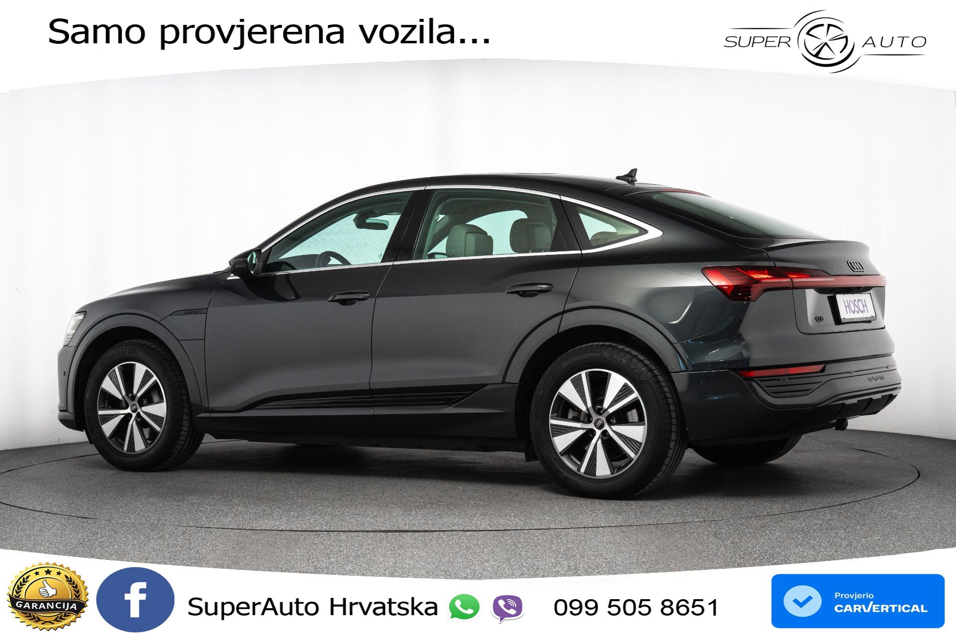 Audi Q8 e-tron SB 50 95 kWh quattro Advanced 340 KS, ZRAČNI+4xGR SJED+PANO+KAM