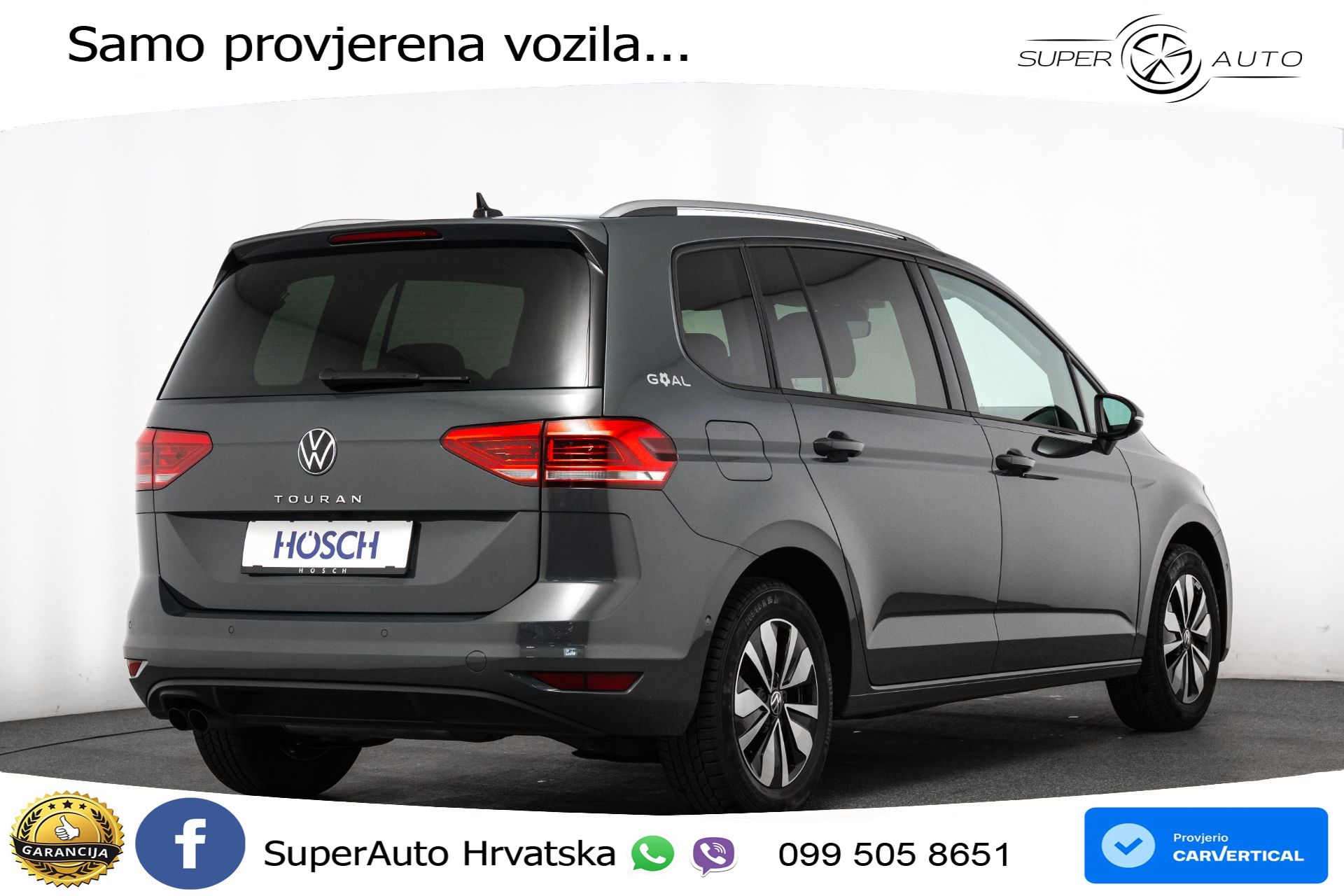 VW Touran 2.0 TDI DSG Comfortline 150 KS, 7-SJED+LED+ACC+GR SJED+PDC+VIRT
