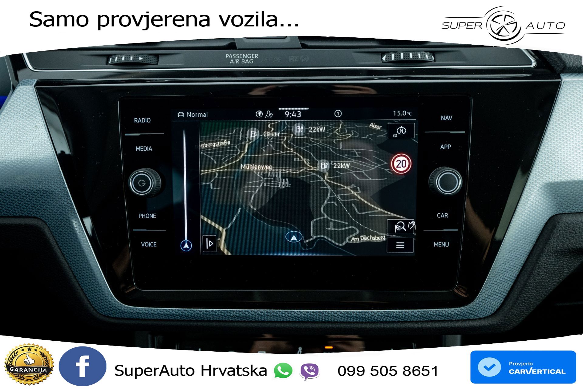 VW Touran 2.0 TDI DSG Comfortline 150 KS, 7-SJED+LED+ACC+GR SJED+PDC+VIRT