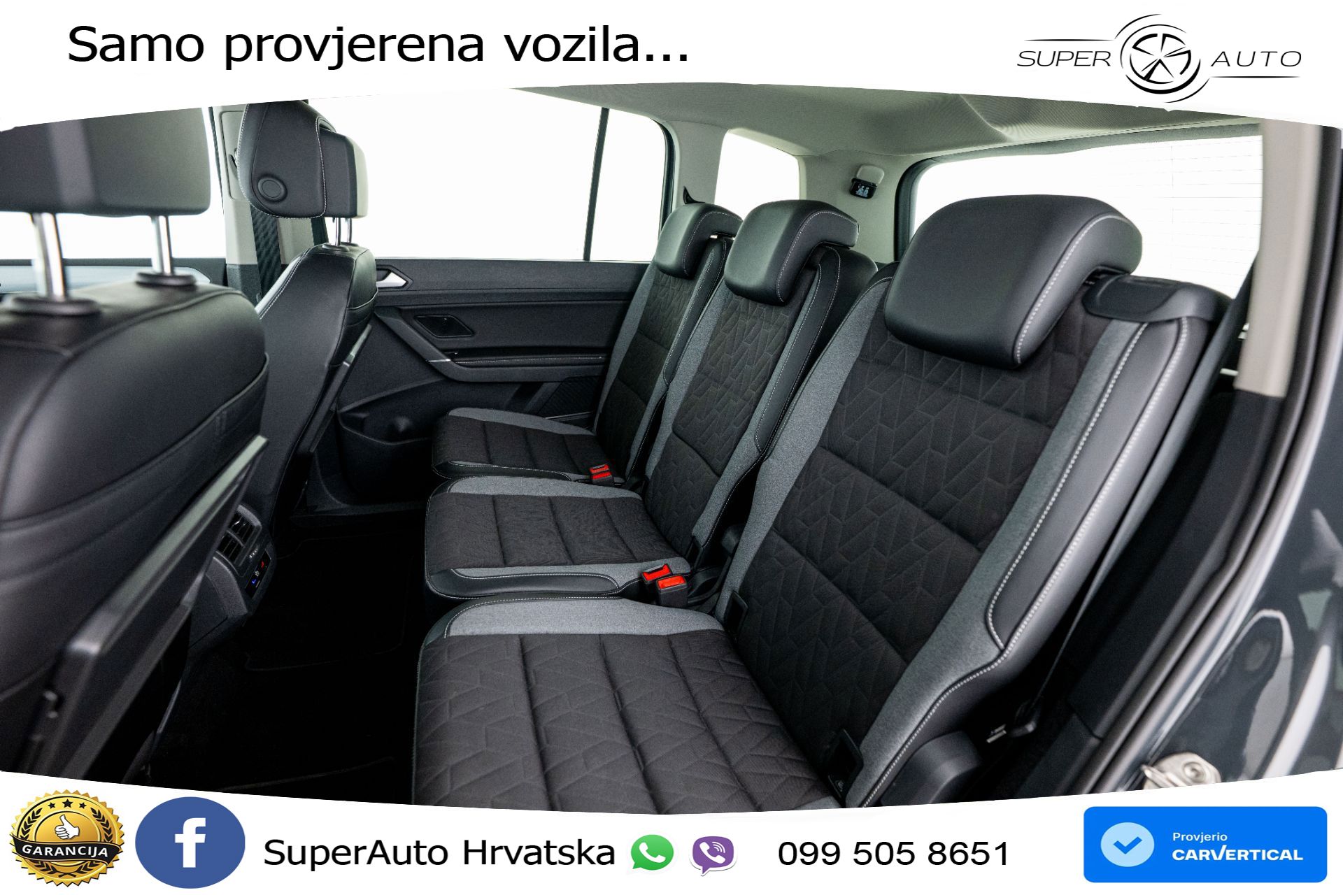 VW Touran 2.0 TDI DSG Comfortline 150 KS, 7-SJED+LED+ACC+GR SJED+PDC+VIRT
