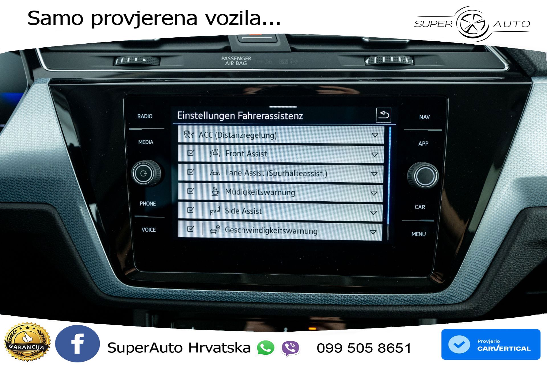 VW Touran 2.0 TDI DSG Comfortline 150 KS, 7-SJED+LED+ACC+GR SJED+PDC+VIRT