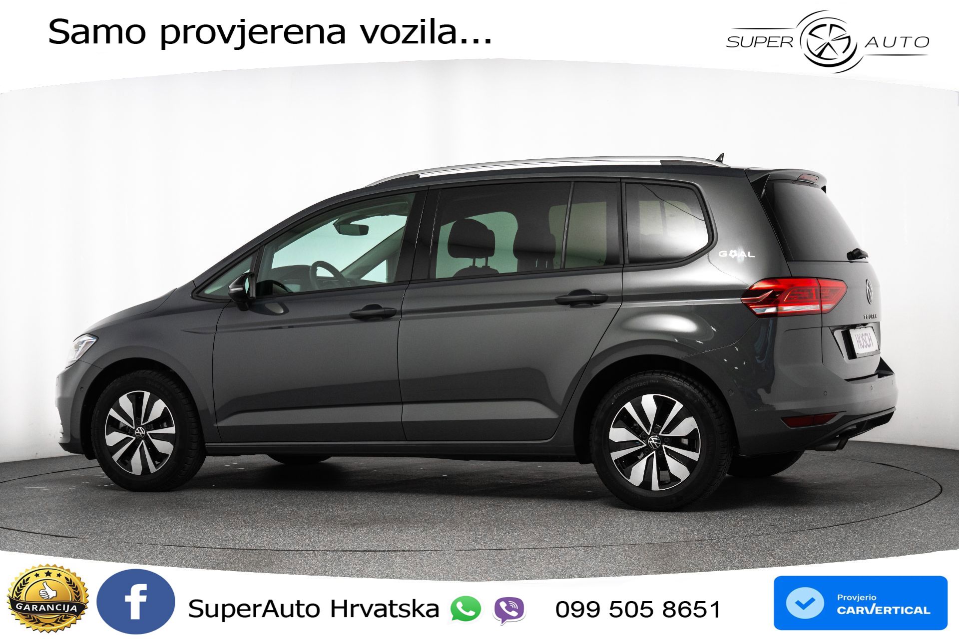 VW Touran 2.0 TDI DSG Comfortline 150 KS, 7-SJED+LED+ACC+GR SJED+PDC+VIRT