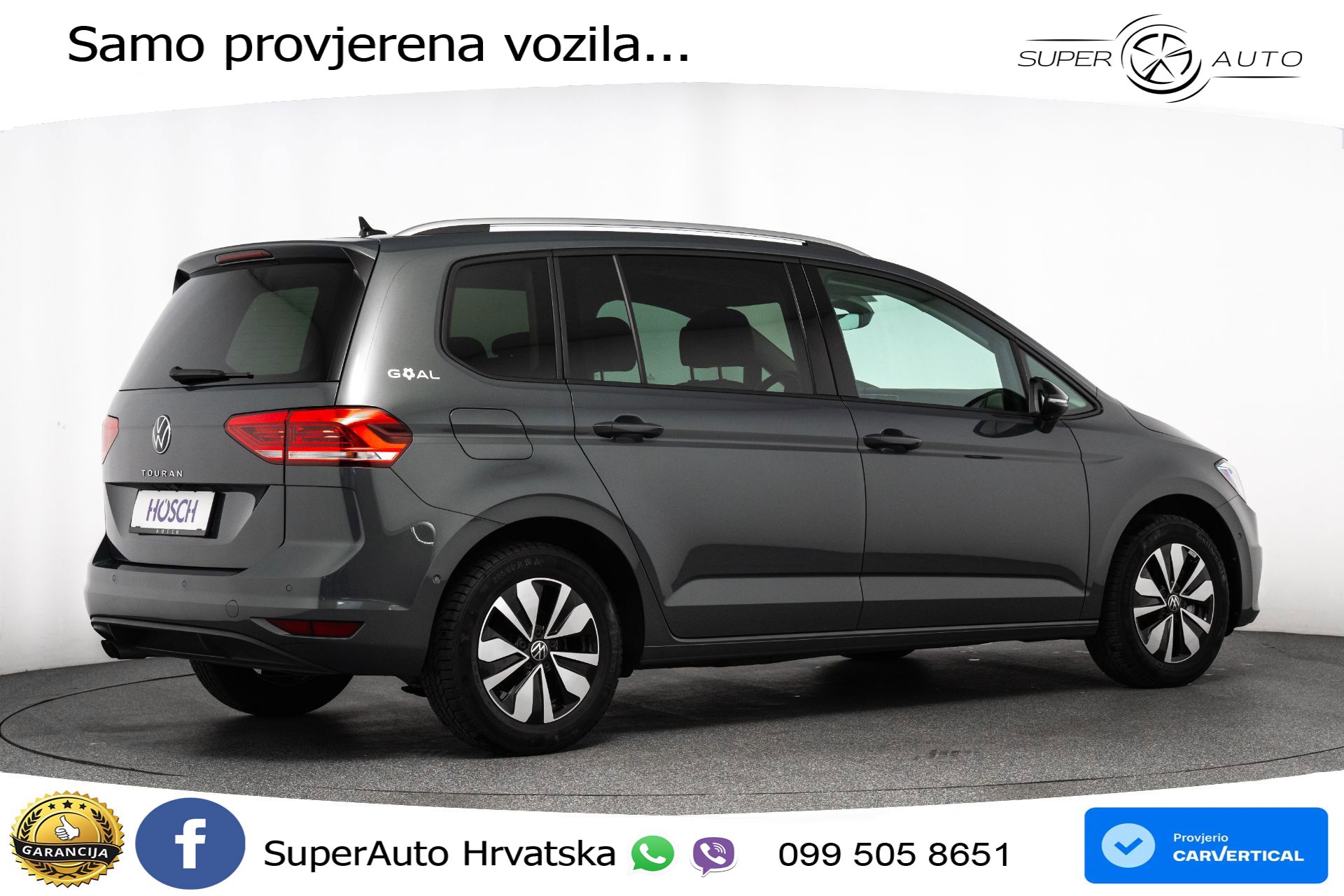 VW Touran 2.0 TDI DSG Comfortline 150 KS, 7-SJED+LED+ACC+GR SJED+PDC+VIRT