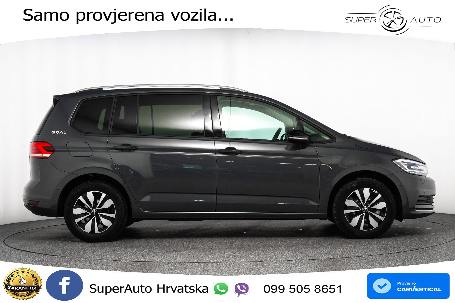 VW Touran 2.0 TDI DSG Comfortline 150 KS, 7-SJED+LED+ACC+GR SJED+PDC+VIRT