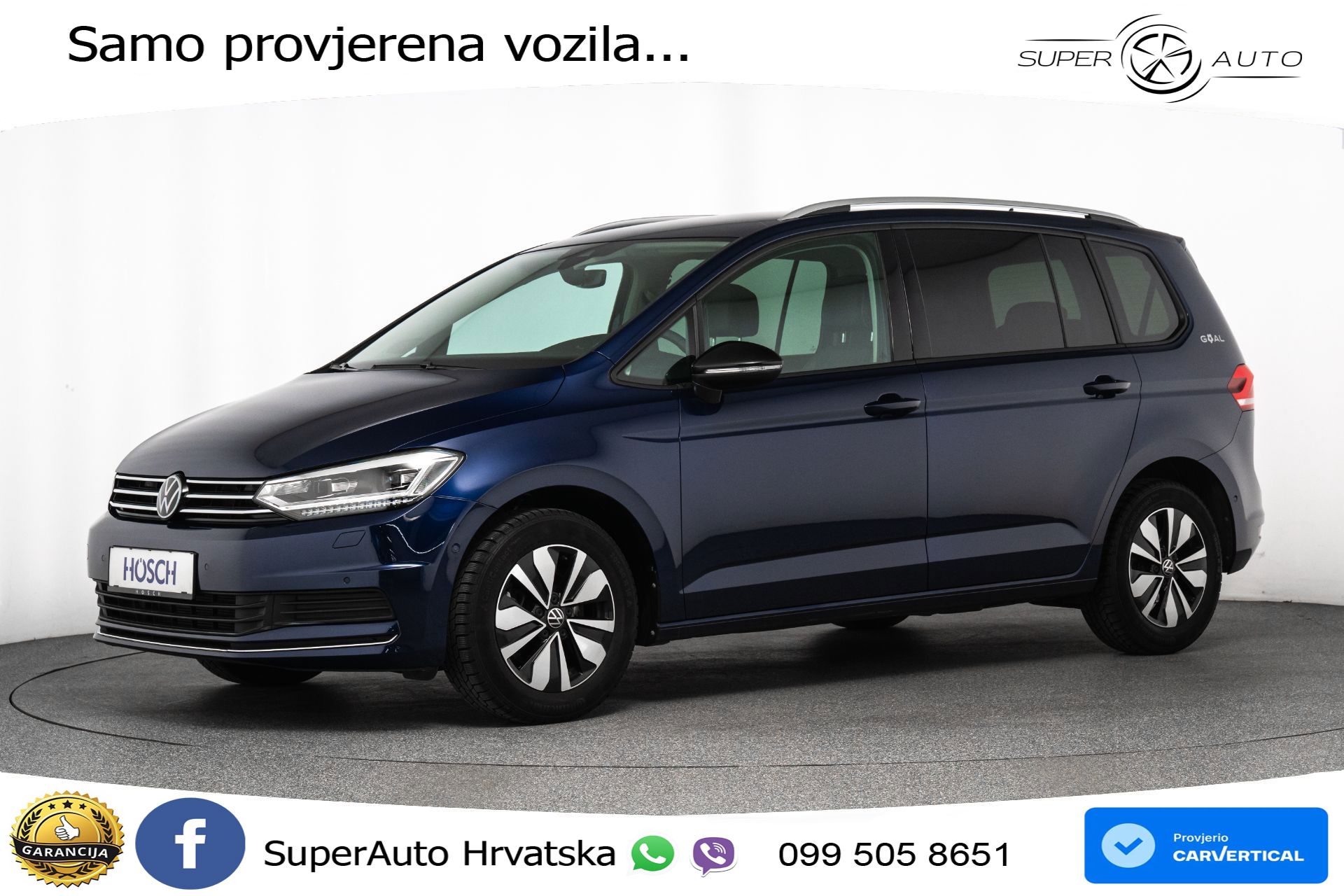 VW Touran 2.0 TDI DSG Comfortline 150 KS, 7-SJED+LED+ACC+VIRT+PDC+KUKA
