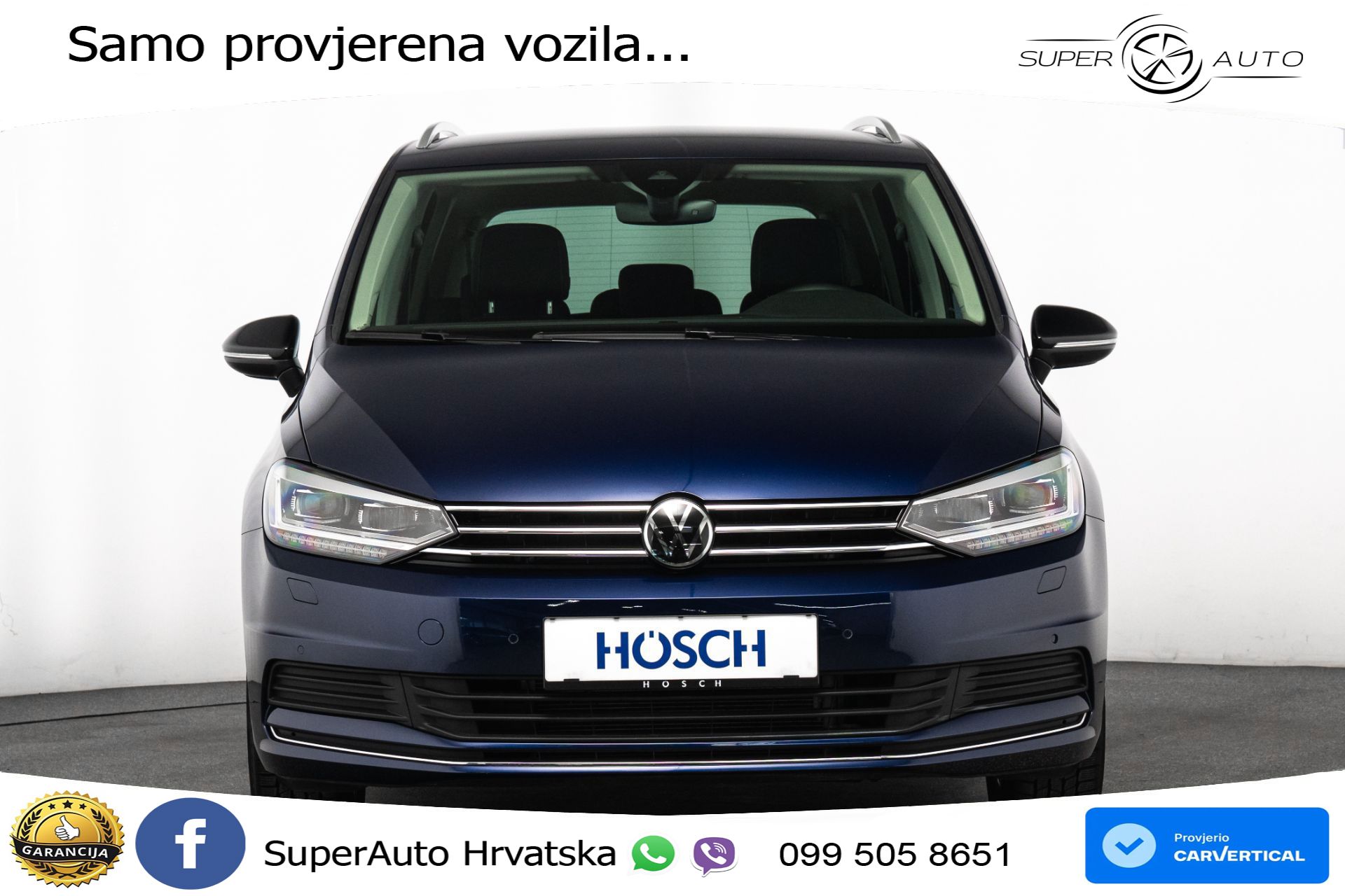 VW Touran 2.0 TDI DSG Comfortline 150 KS, 7-SJED+LED+ACC+VIRT+PDC+KUKA