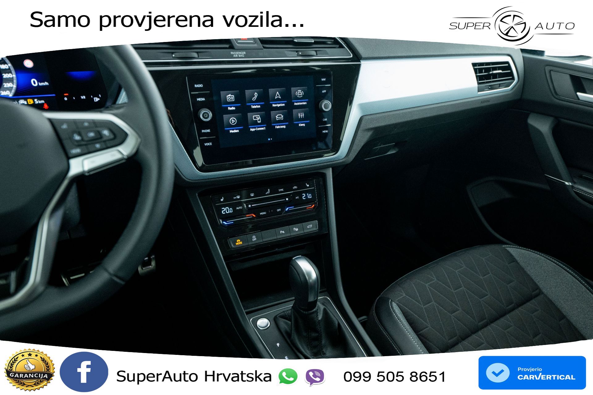 VW Touran 2.0 TDI DSG Comfortline 150 KS, 7-SJED+LED+ACC+VIRT+PDC+KUKA