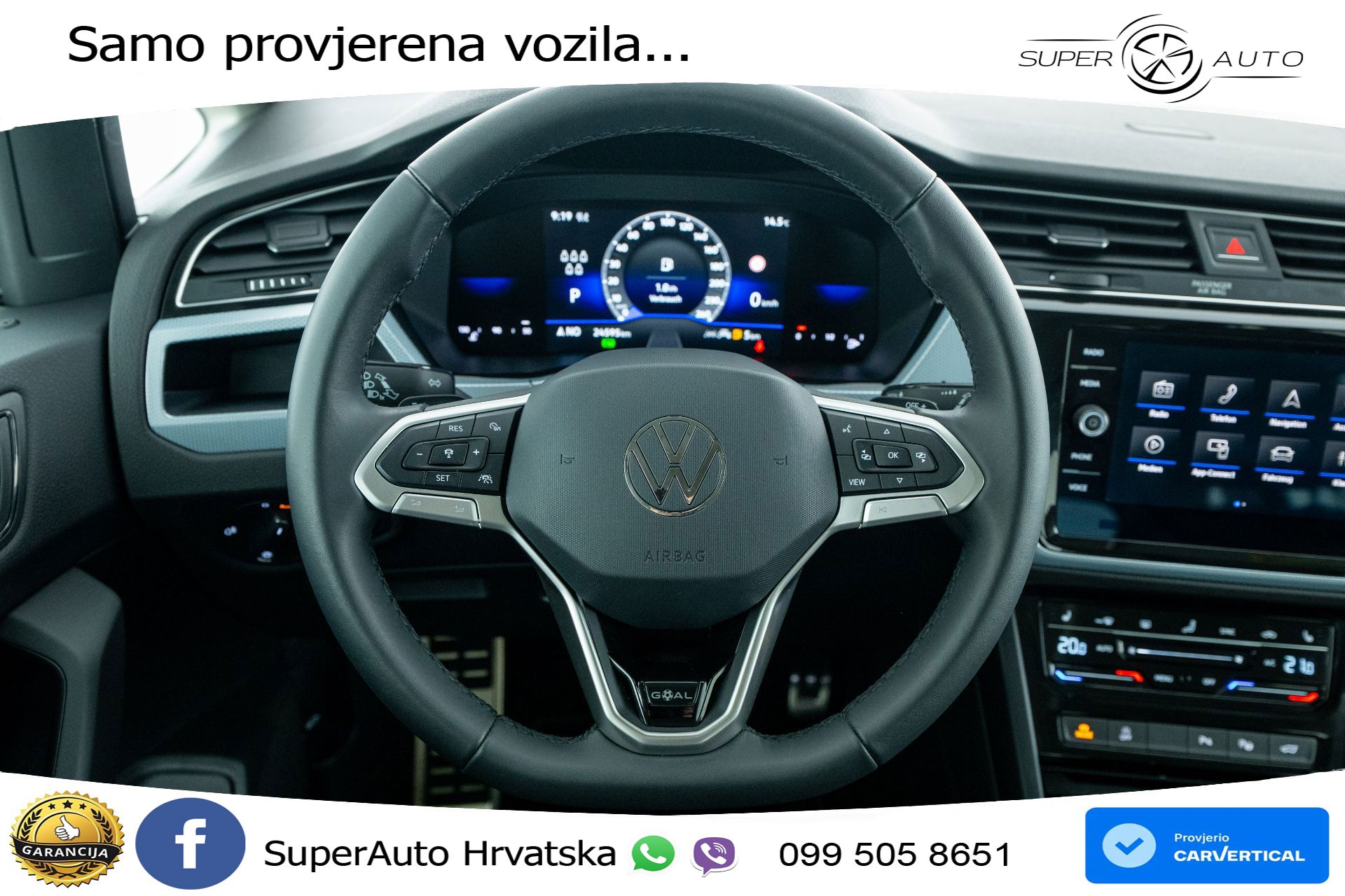 VW Touran 2.0 TDI DSG Comfortline 150 KS, 7-SJED+LED+ACC+VIRT+PDC+KUKA