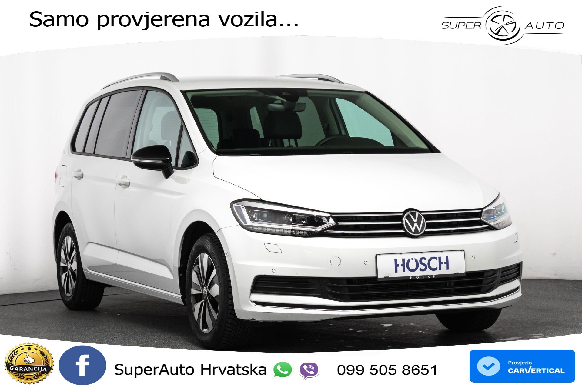 VW Touran 2.0 TDI DSG Comfortline 150 KS, 7-SJED+ACC+GR SJED+VIRT+NAVI