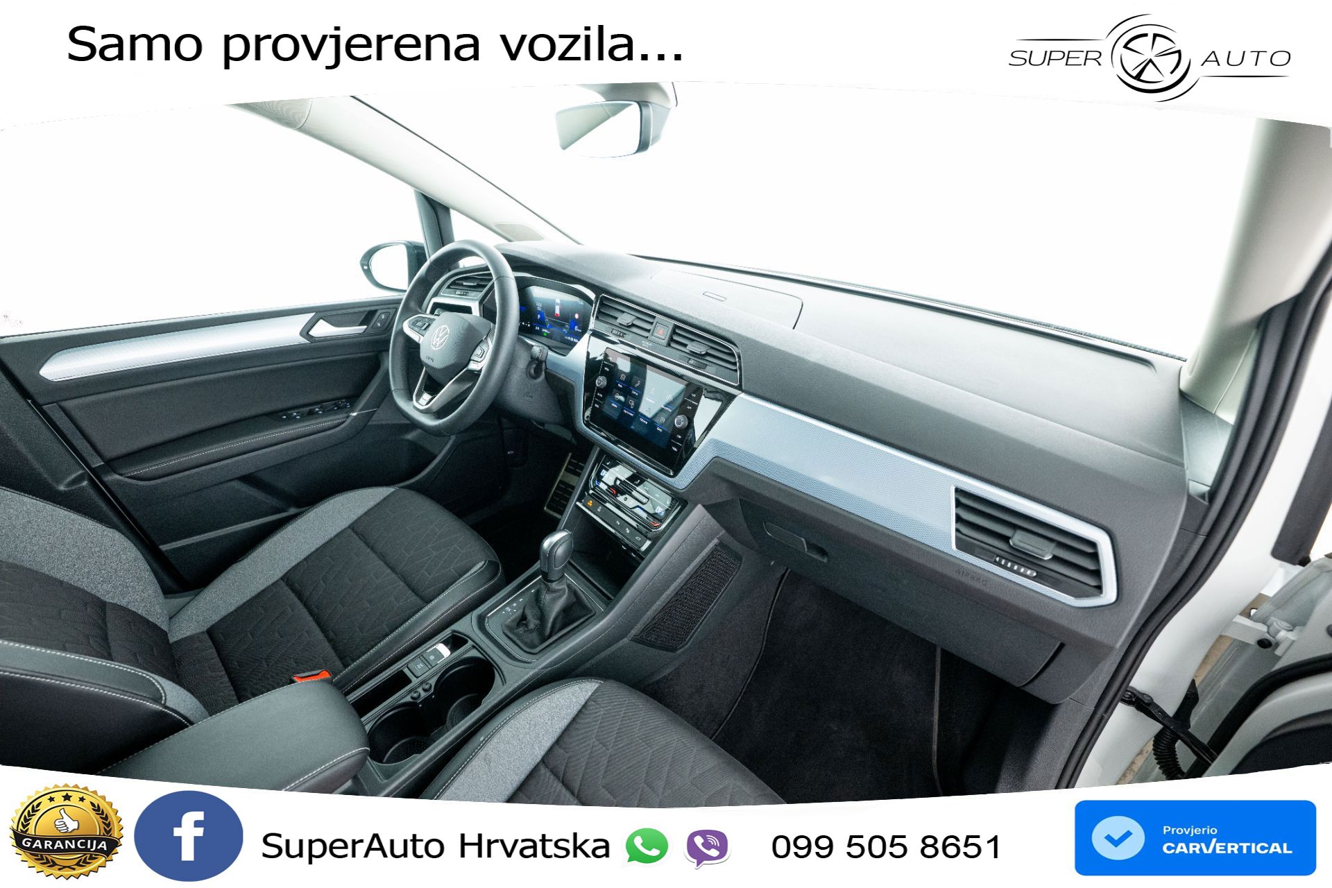 VW Touran 2.0 TDI DSG Comfortline 150 KS, 7-SJED+ACC+GR SJED+VIRT+NAVI