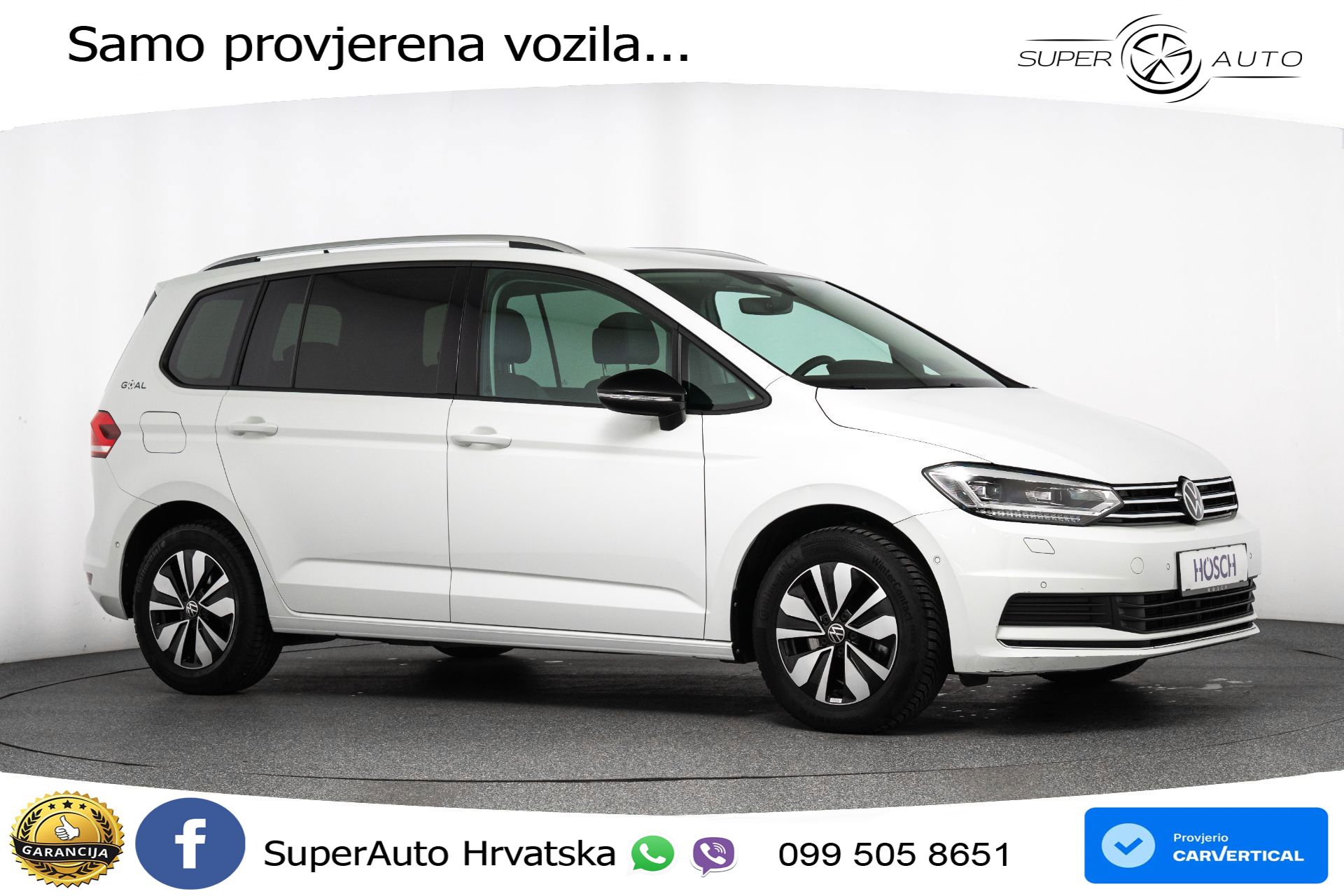 VW Touran 2.0 TDI DSG Comfortline 150 KS, 7-SJED+ACC+GR SJED+VIRT+NAVI