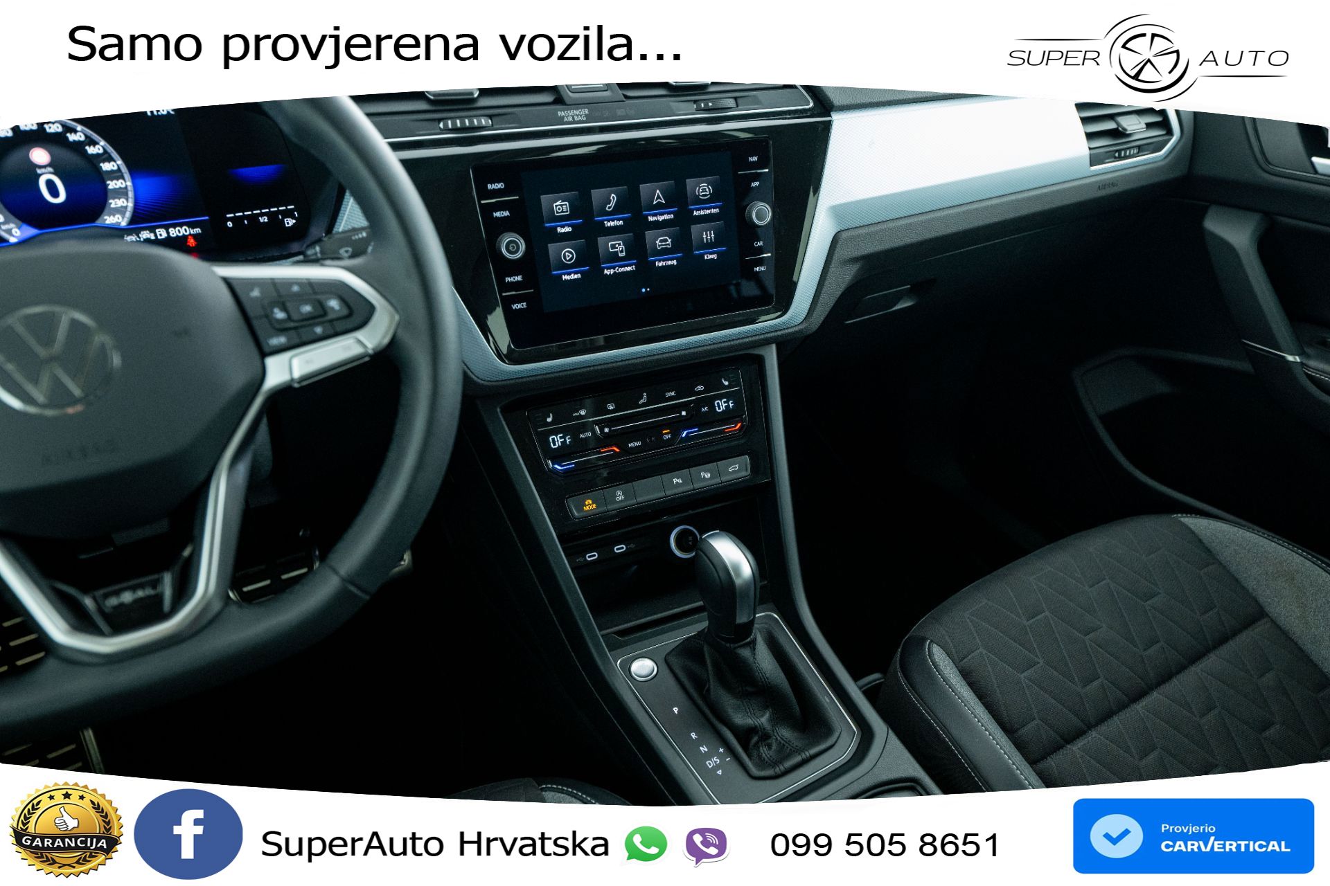 VW Touran 2.0 TDI DSG Comfortline 150 KS, 7-SJED+ACC+GR SJED+VIRT+NAVI