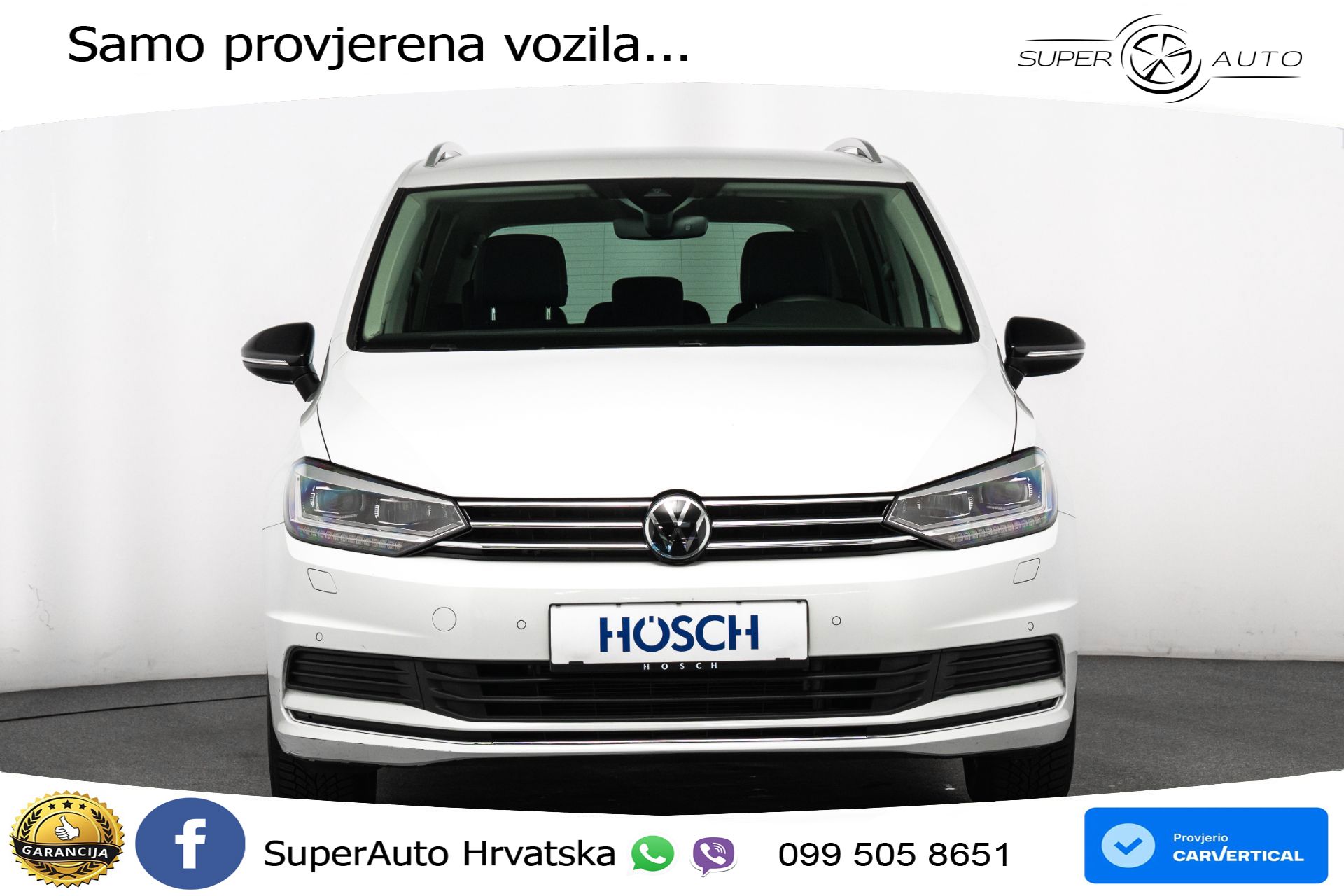 VW Touran 2.0 TDI DSG Comfortline 150 KS, 7-SJED+ACC+GR SJED+VIRT+NAVI