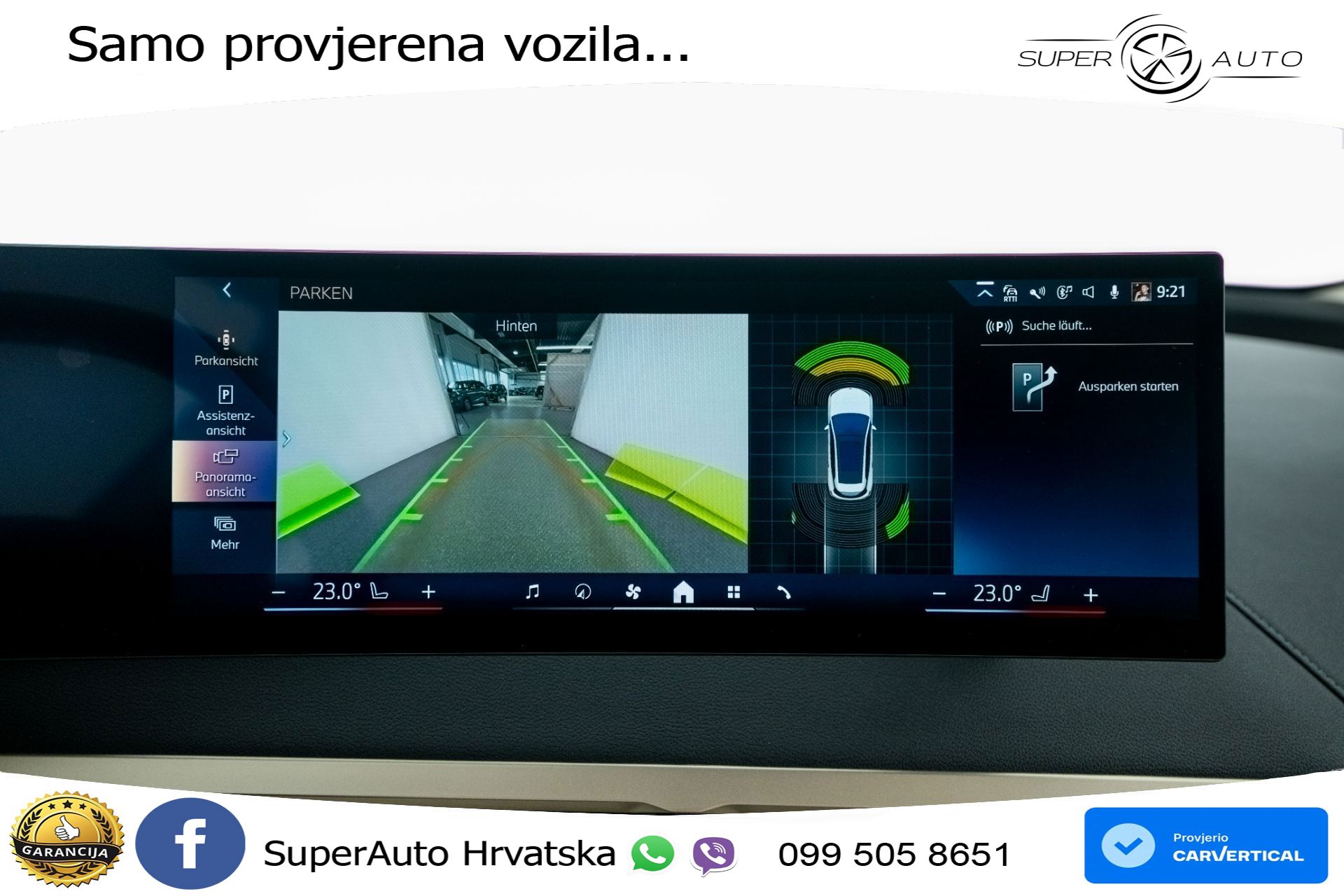 BMW iX 76.6 kWh xDrive40 Sport 326 KS, LED+HEAD+GR SJED+PDC+KAM+VIRT