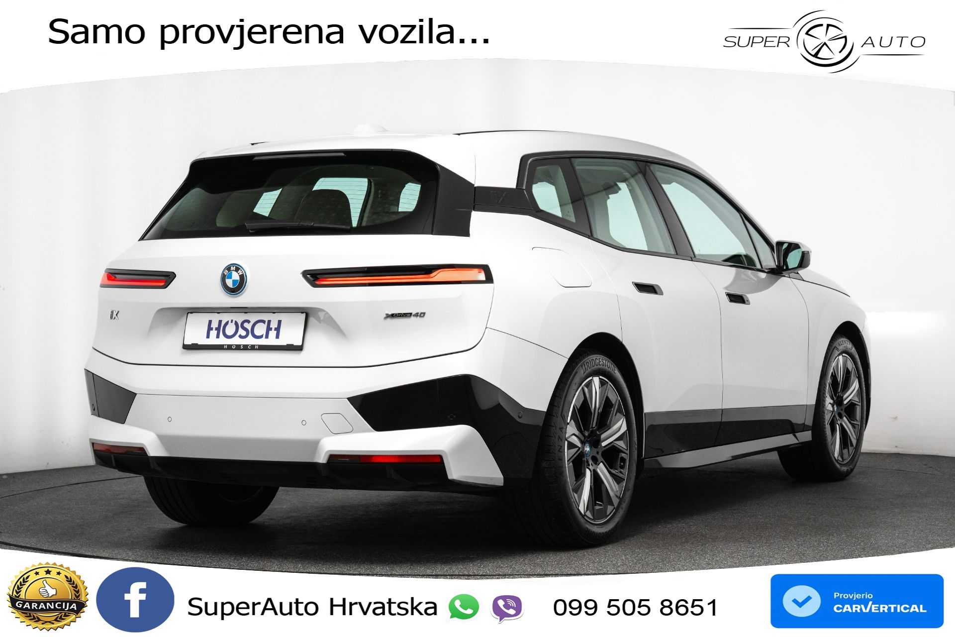 BMW iX 76.6 kWh xDrive40 Sport 326 KS, LED+HEAD+GR SJED+PDC+KAM+VIRT