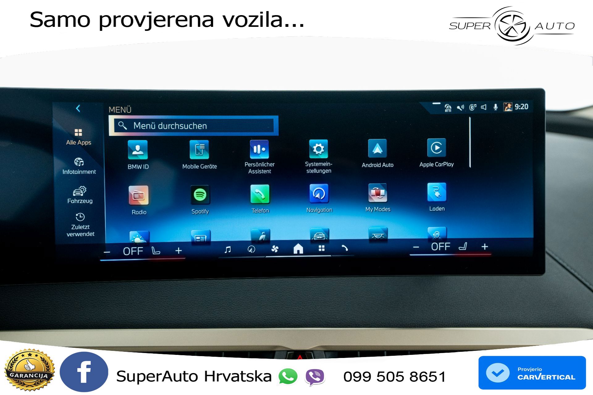 BMW iX 76.6 kWh xDrive40 Sport 326 KS, LED+HEAD+GR SJED+PDC+KAM+VIRT