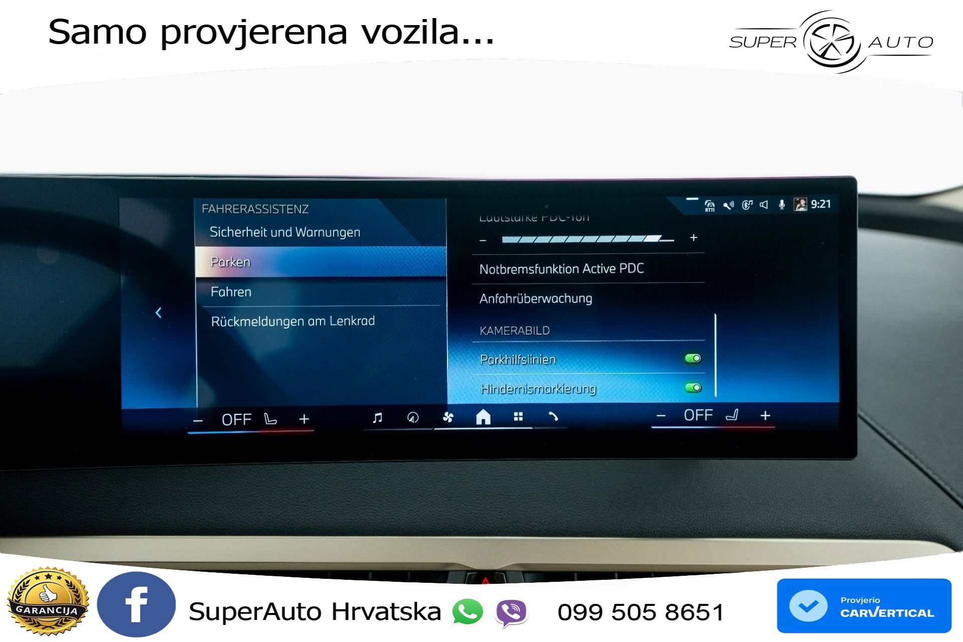 BMW iX 76.6 kWh xDrive40 Sport 326 KS, LED+HEAD+GR SJED+PDC+KAM+VIRT