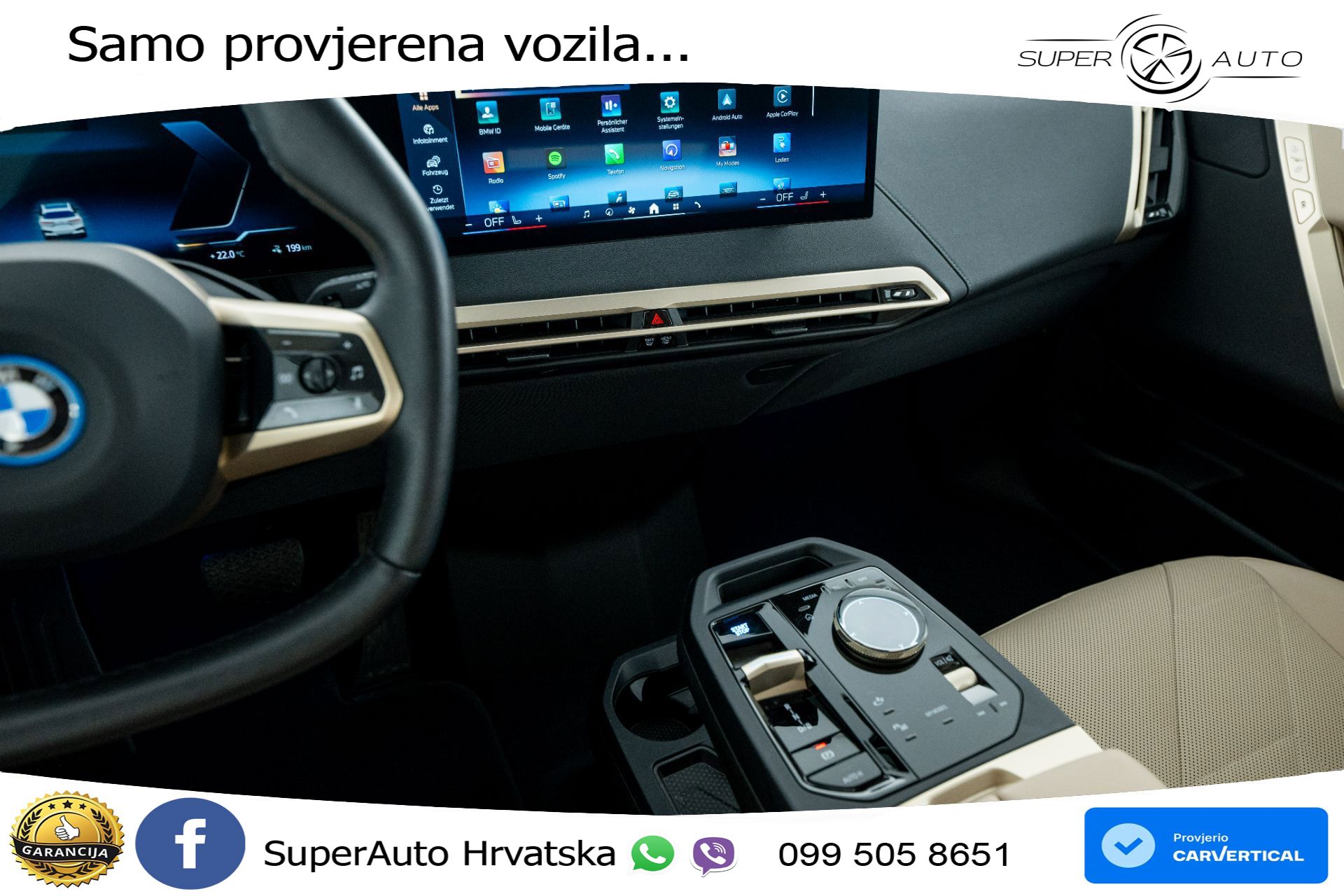 BMW iX 76.6 kWh xDrive40 Sport 326 KS, LED+HEAD+GR SJED+PDC+KAM+VIRT