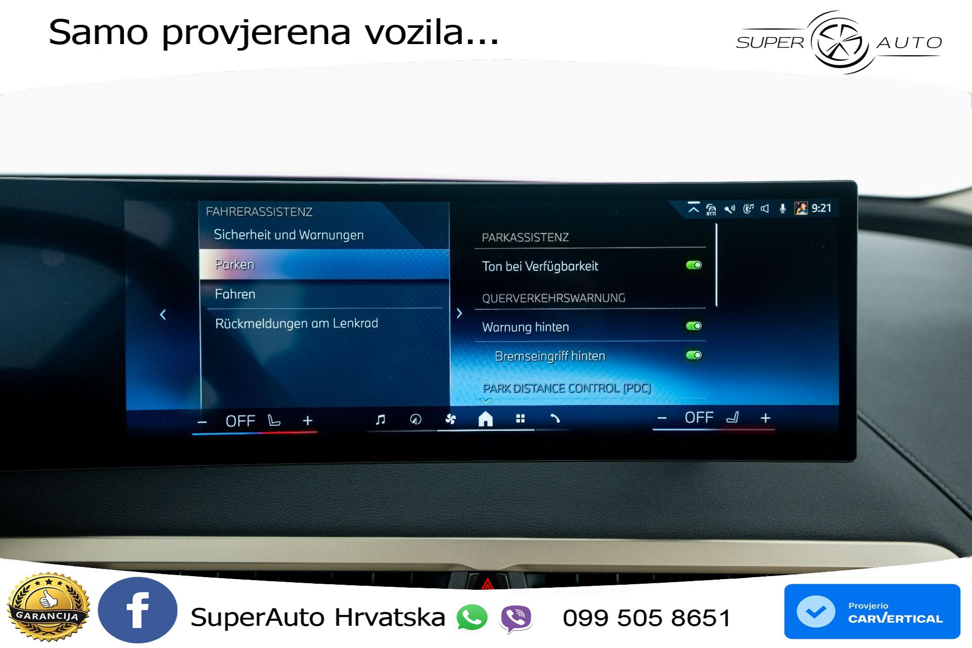BMW iX 76.6 kWh xDrive40 Sport 326 KS, LED+HEAD+GR SJED+PDC+KAM+VIRT