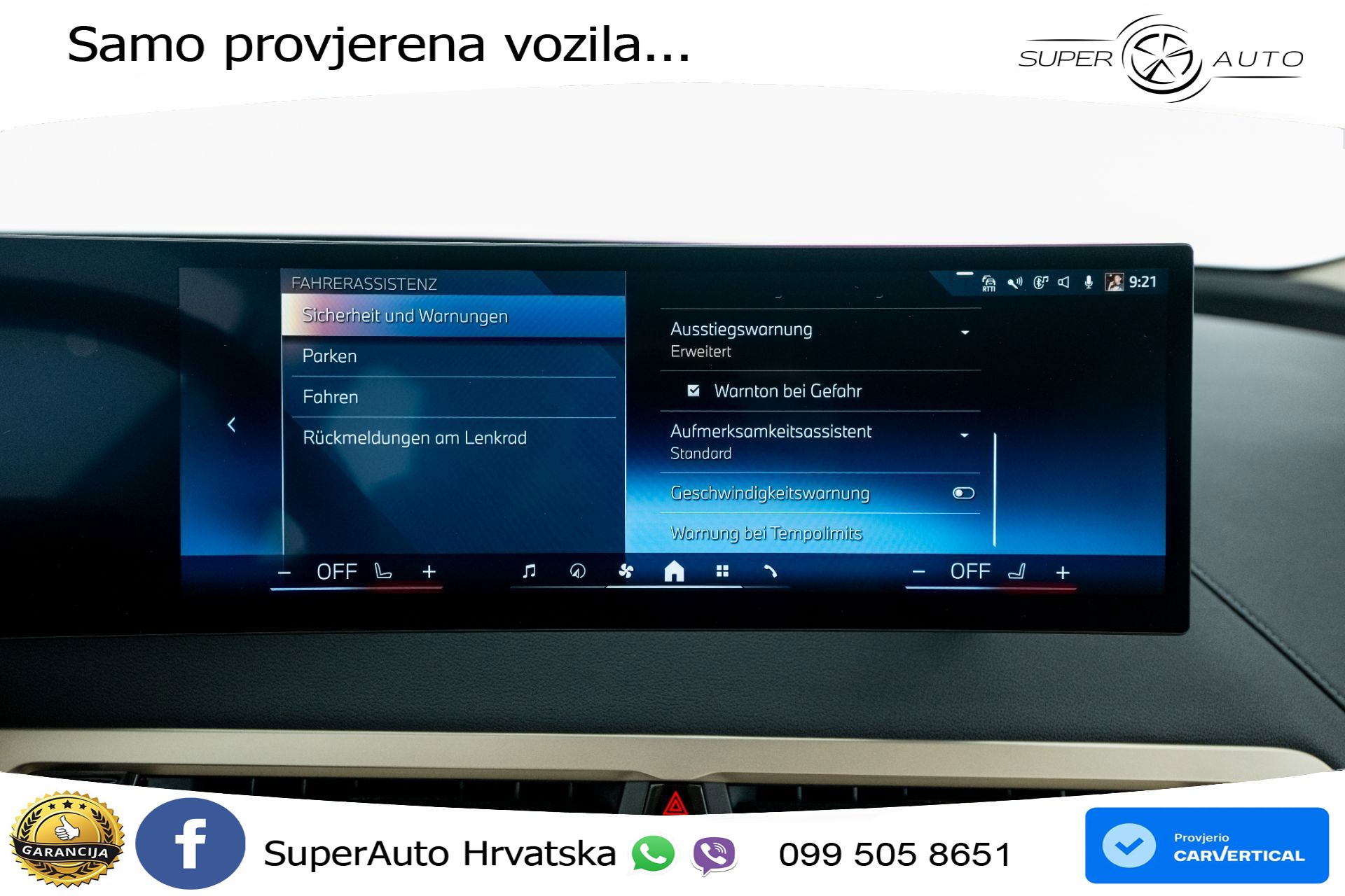 BMW iX 76.6 kWh xDrive40 Sport 326 KS, LED+HEAD+GR SJED+PDC+KAM+VIRT