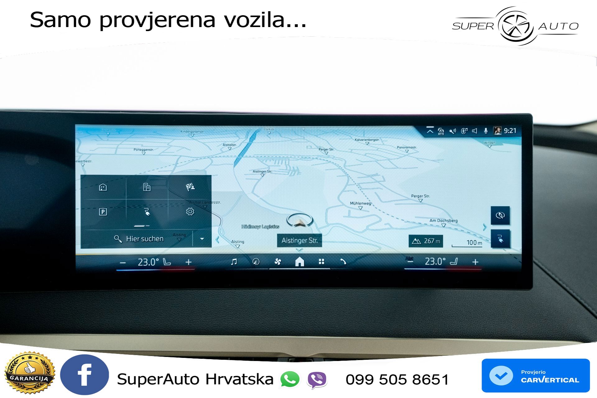 BMW iX 76.6 kWh xDrive40 Sport 326 KS, LED+HEAD+GR SJED+PDC+KAM+VIRT
