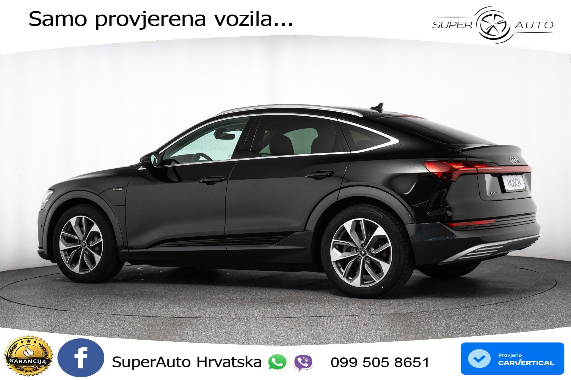 Audi e-tron SB 55 95 kWh quattro Advanced 408 KS, ZRAČNI+MATRIX+ACC+GR SJED+360