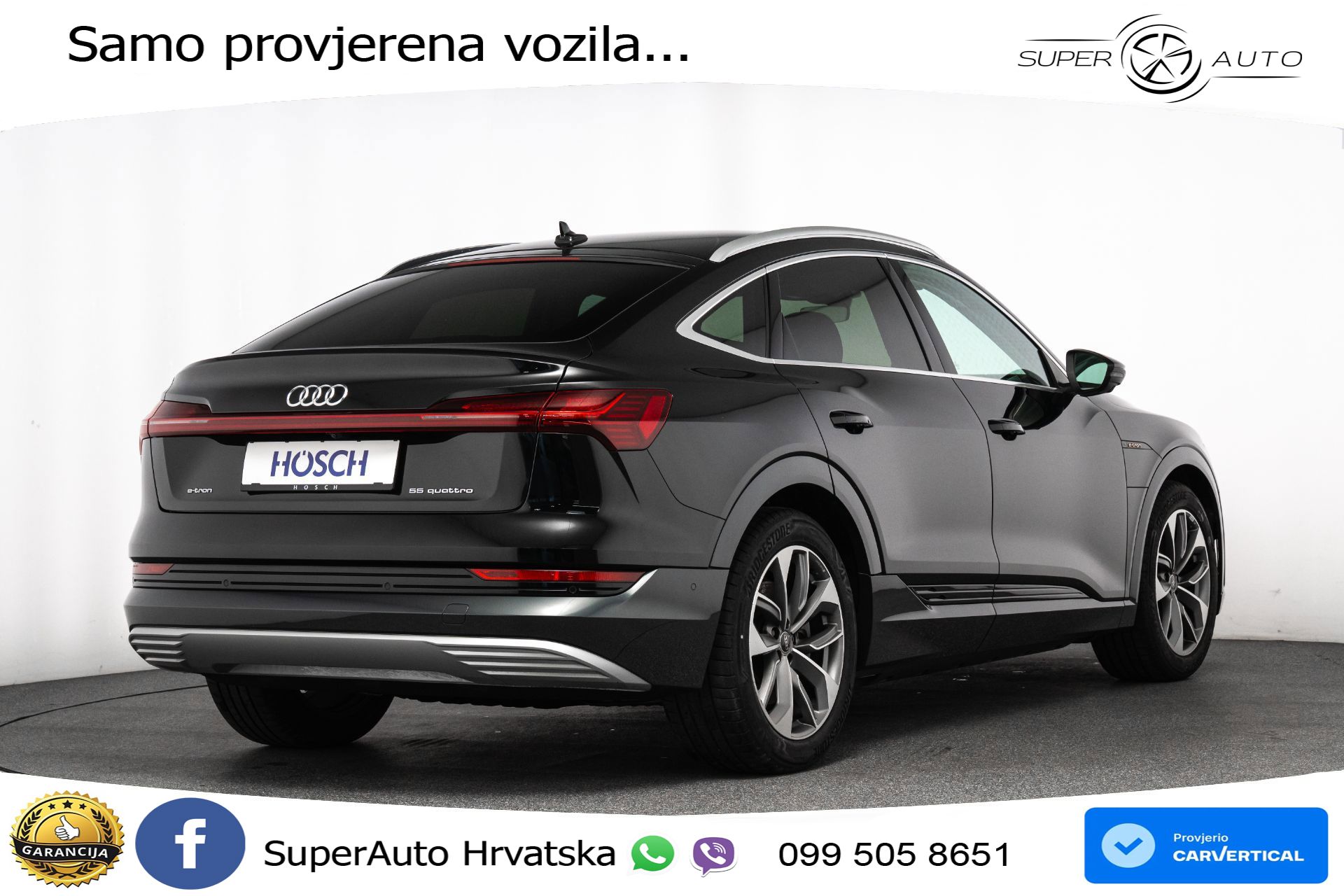 Audi e-tron SB 55 95 kWh quattro Advanced 408 KS, ZRAČNI+MATRIX+ACC+GR SJED+360