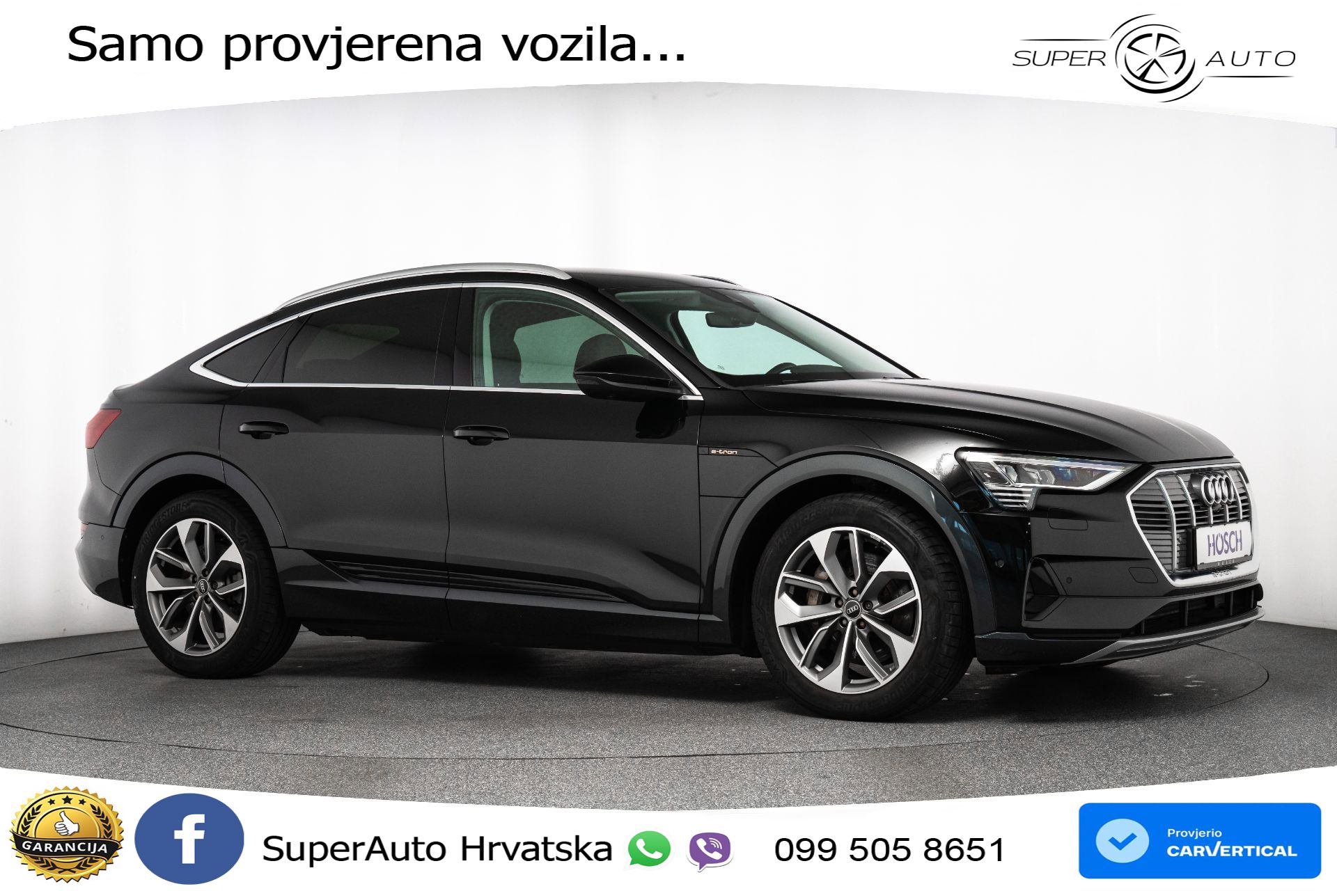 Audi e-tron SB 55 95 kWh quattro Advanced 408 KS, ZRAČNI+MATRIX+ACC+GR SJED+360