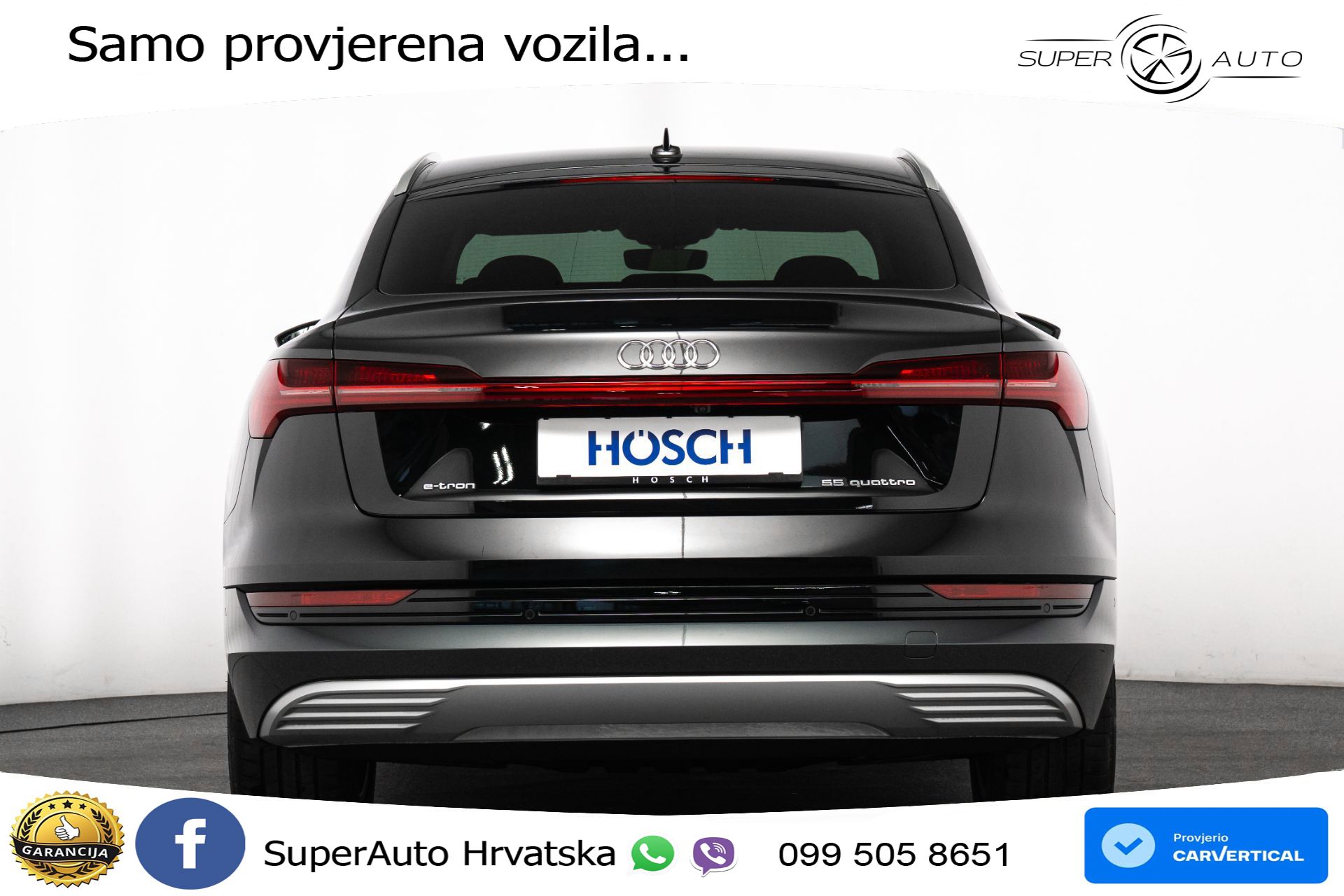 Audi e-tron SB 55 95 kWh quattro Advanced 408 KS, ZRAČNI+MATRIX+ACC+GR SJED+360