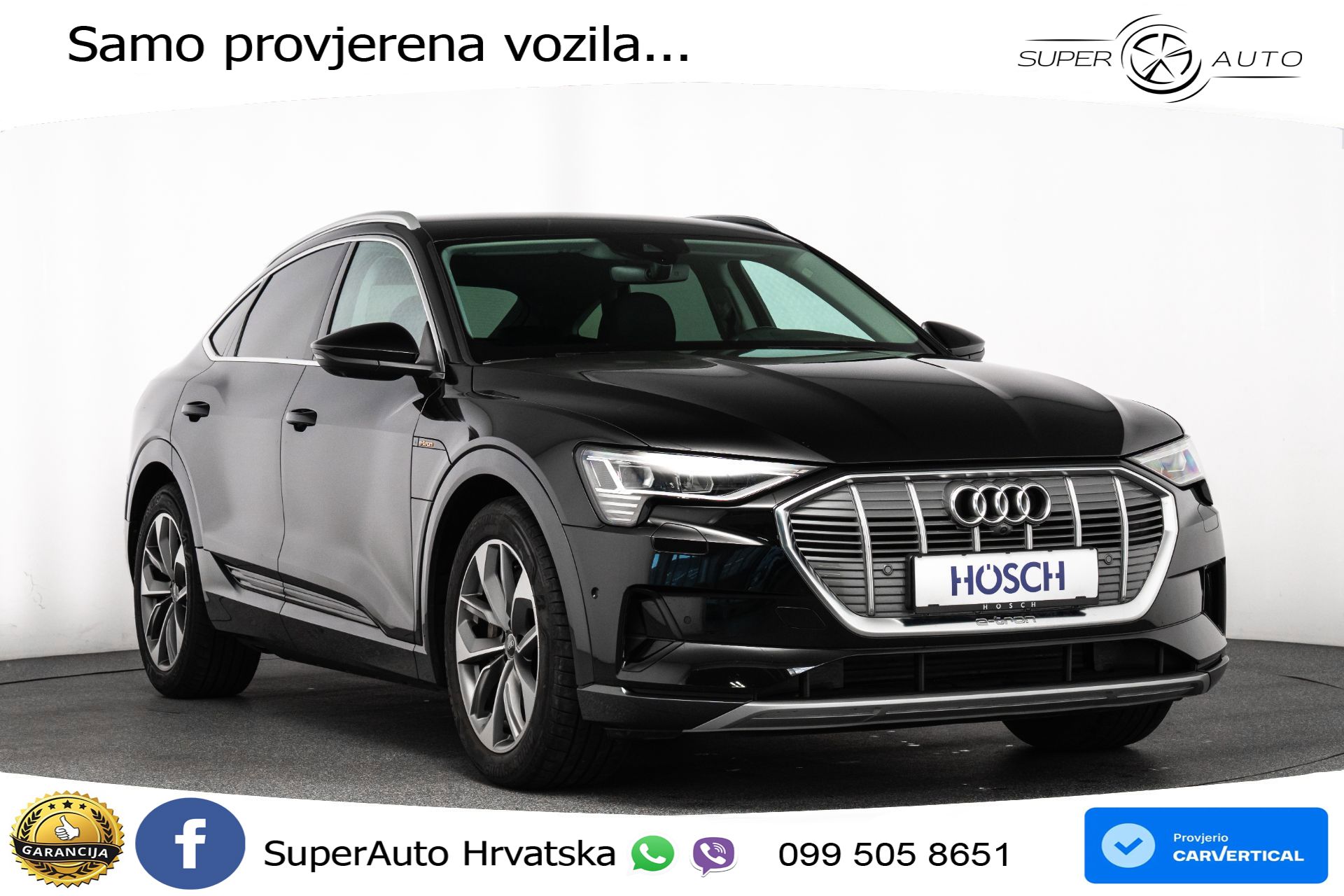 Audi e-tron SB 55 95 kWh quattro Advanced 408 KS, ZRAČNI+MATRIX+ACC+GR SJED+360