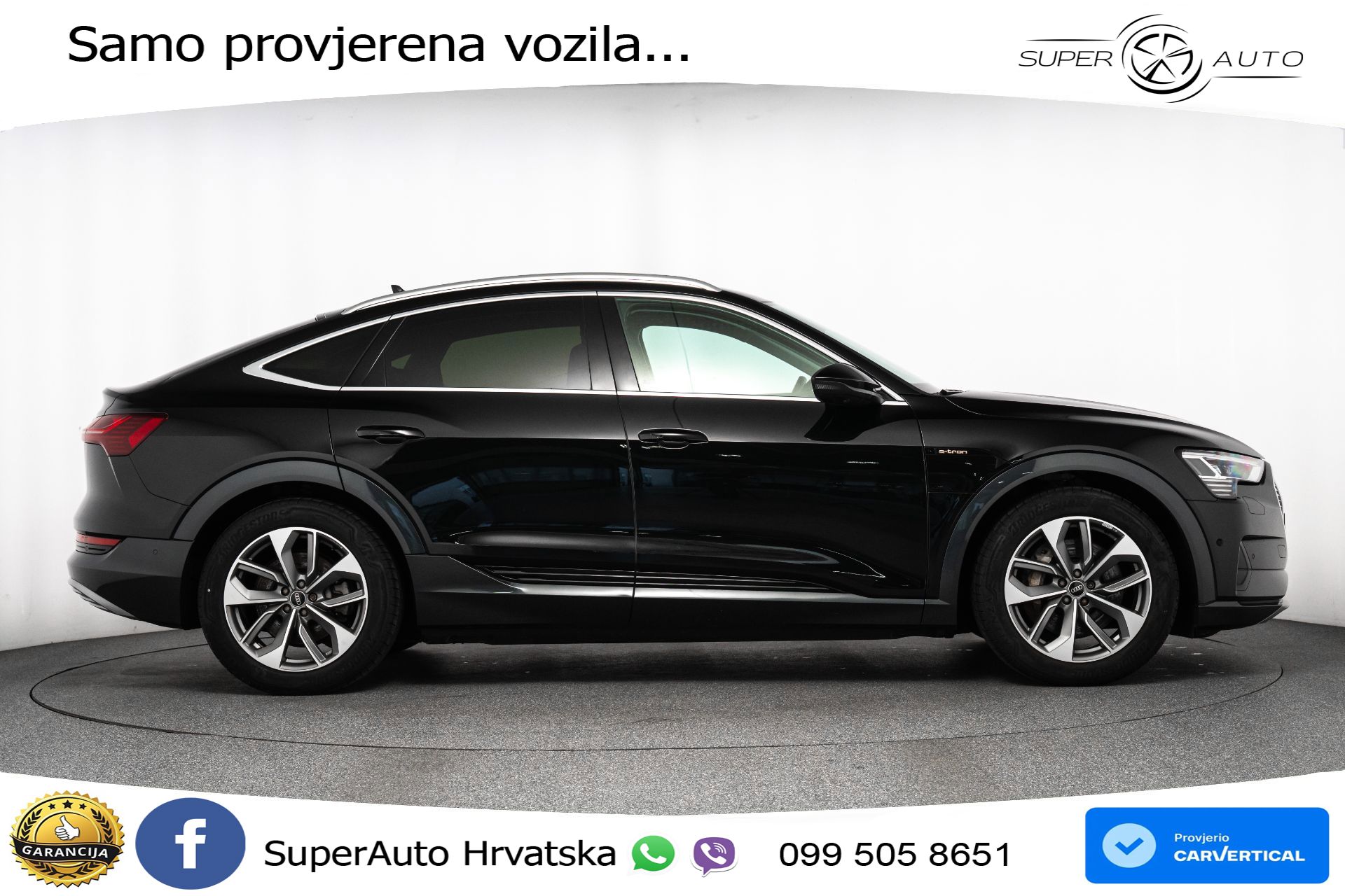 Audi e-tron SB 55 95 kWh quattro Advanced 408 KS, ZRAČNI+MATRIX+ACC+GR SJED+360