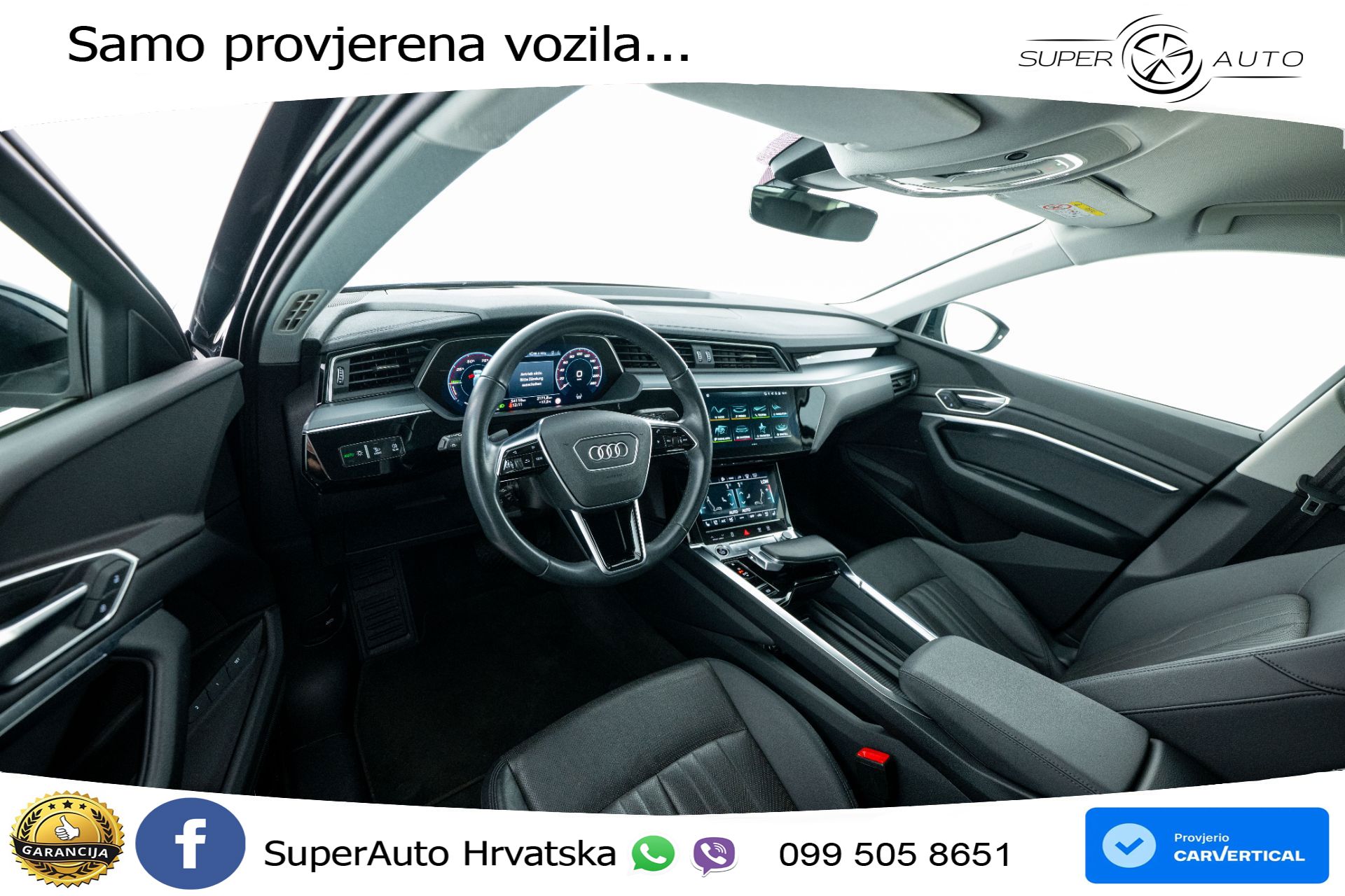Audi e-tron SB 55 95 kWh quattro Advanced 408 KS, ZRAČNI+MATRIX+ACC+GR SJED+360