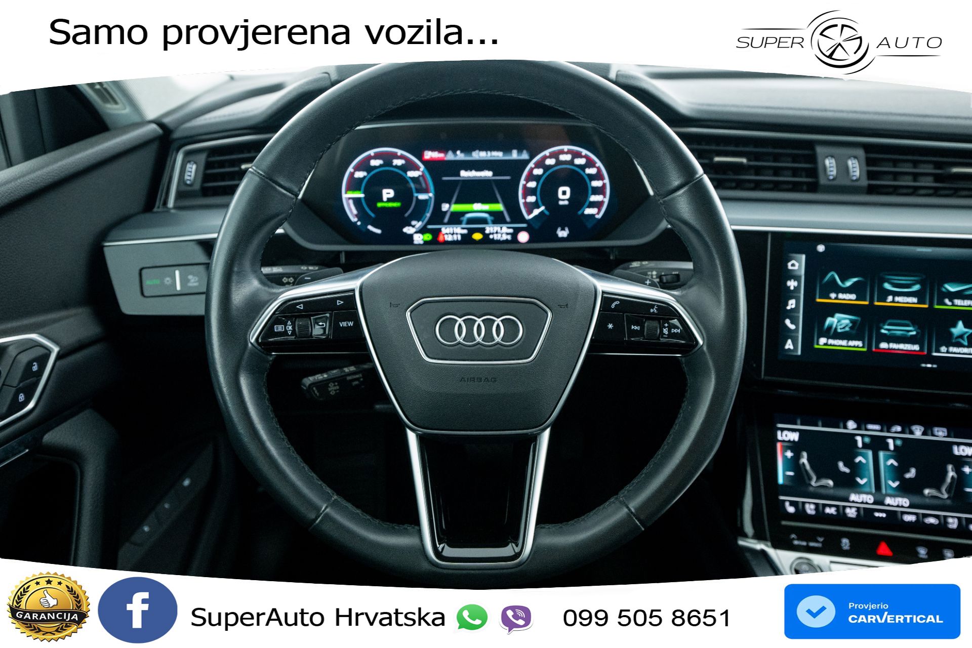 Audi e-tron SB 55 95 kWh quattro Advanced 408 KS, ZRAČNI+MATRIX+ACC+GR SJED+360