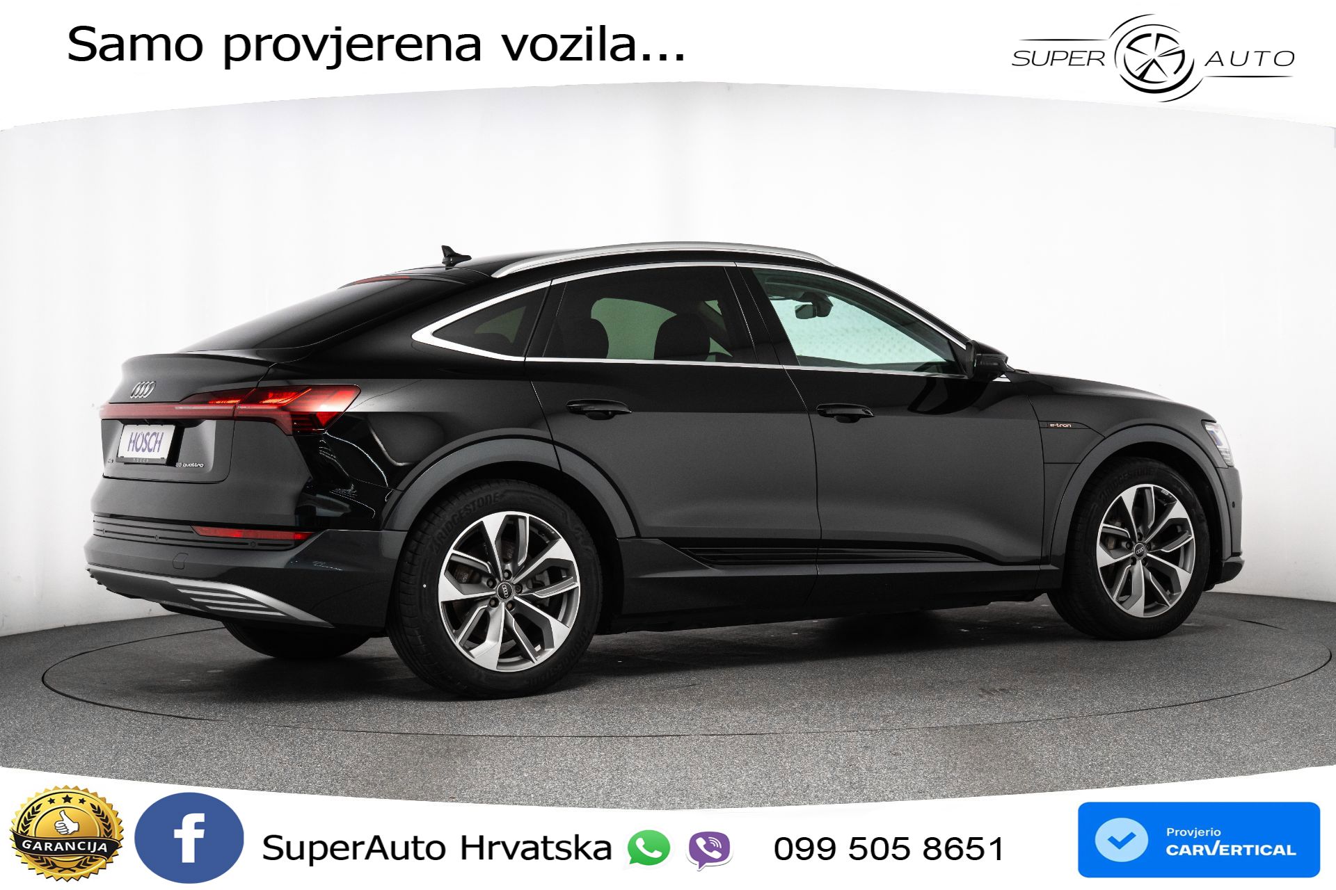 Audi e-tron SB 55 95 kWh quattro Advanced 408 KS, ZRAČNI+MATRIX+ACC+GR SJED+360
