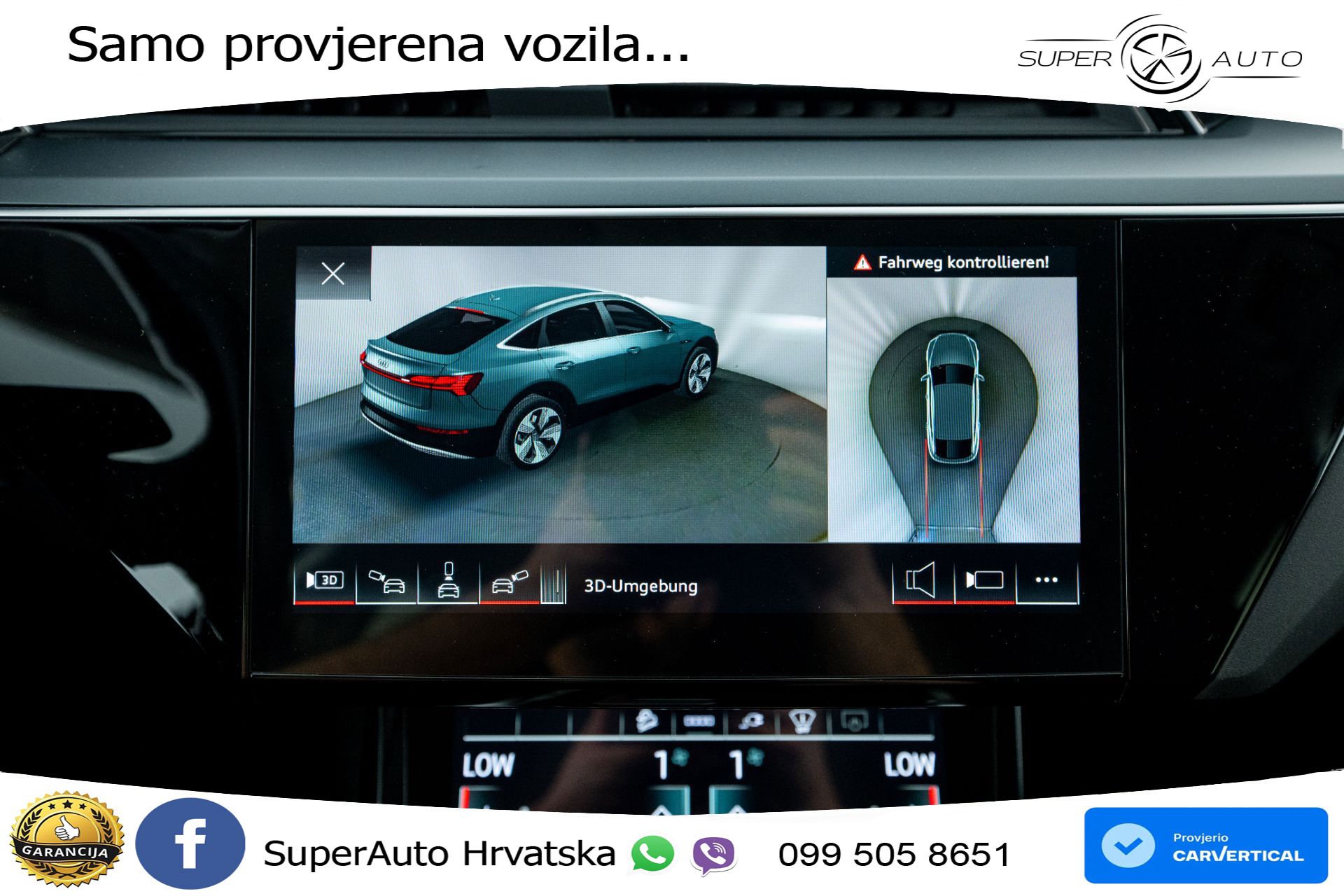 Audi e-tron SB 55 95 kWh quattro Advanced 408 KS, ZRAČNI+MATRIX+ACC+GR SJED+360