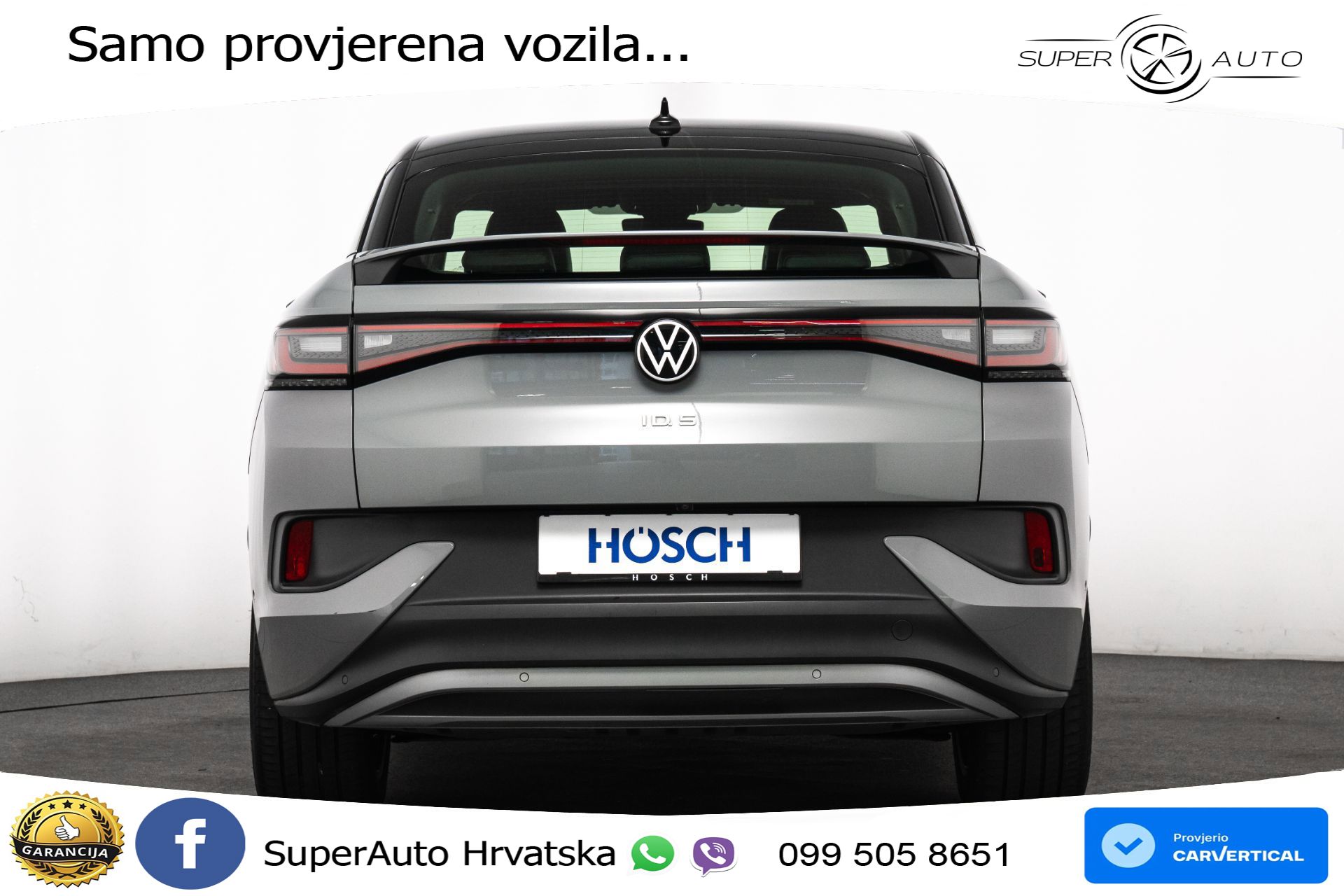 VW ID.5 Pro Performance 82 kWh 204 KS, ACC+KAM+GR SJED+VIRT+NAVI