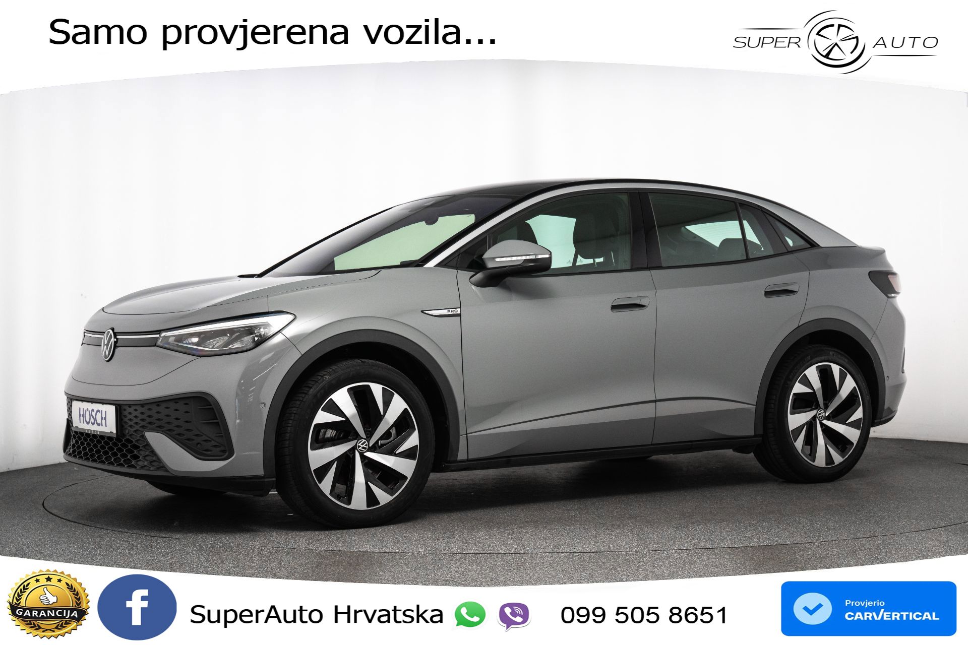 VW ID.5 Pro Performance 82 kWh 204 KS, ACC+KAM+GR SJED+VIRT+NAVI