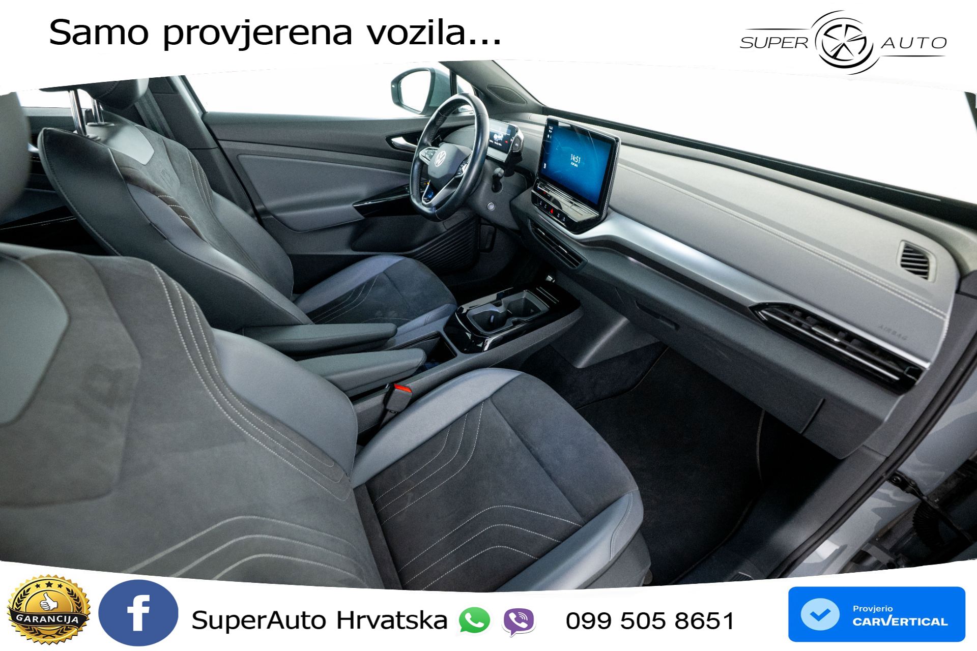 VW ID.5 Pro Performance 82 kWh 204 KS, ACC+KAM+GR SJED+VIRT+NAVI