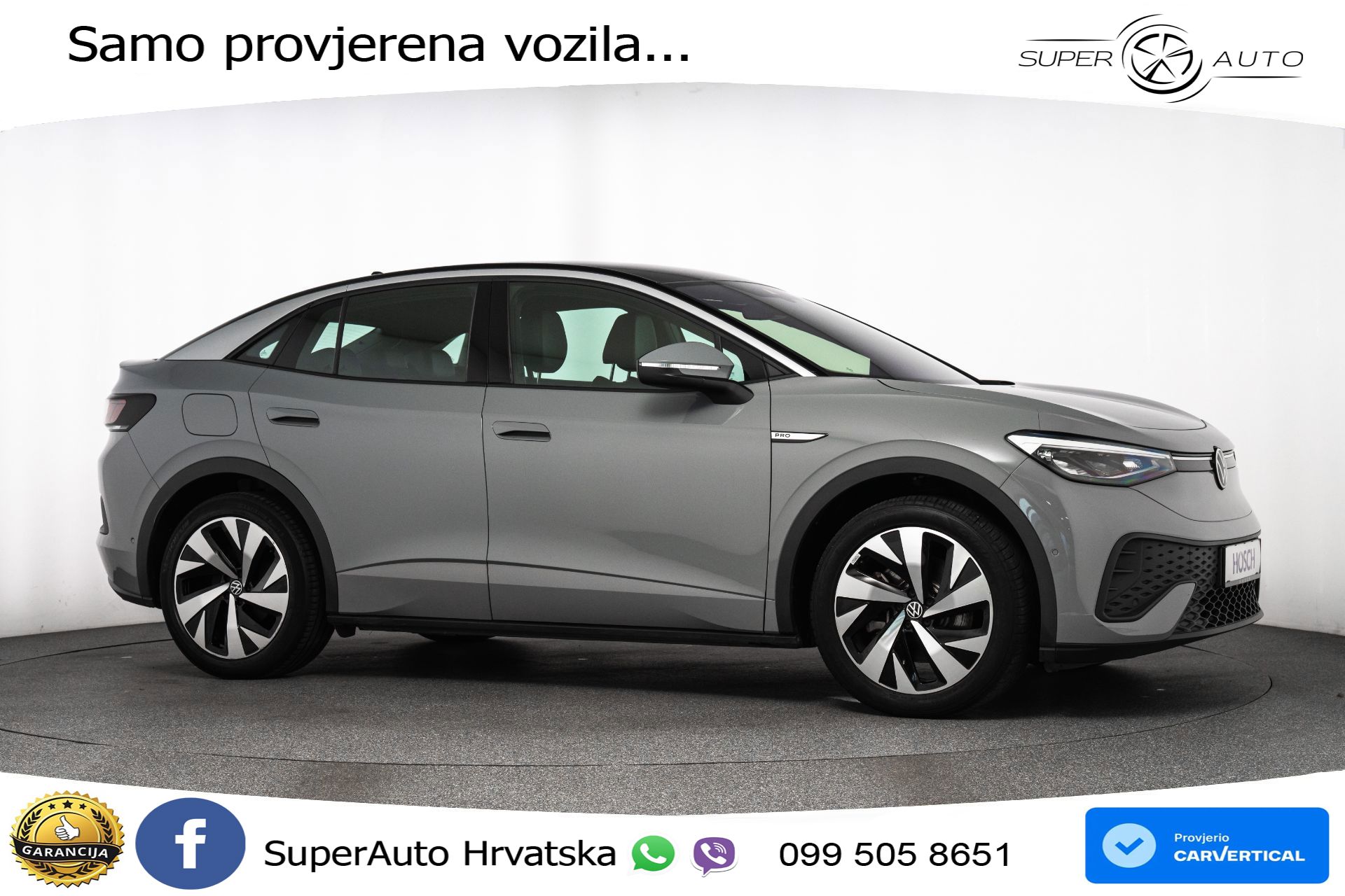 VW ID.5 Pro Performance 82 kWh 204 KS, ACC+KAM+GR SJED+VIRT+NAVI