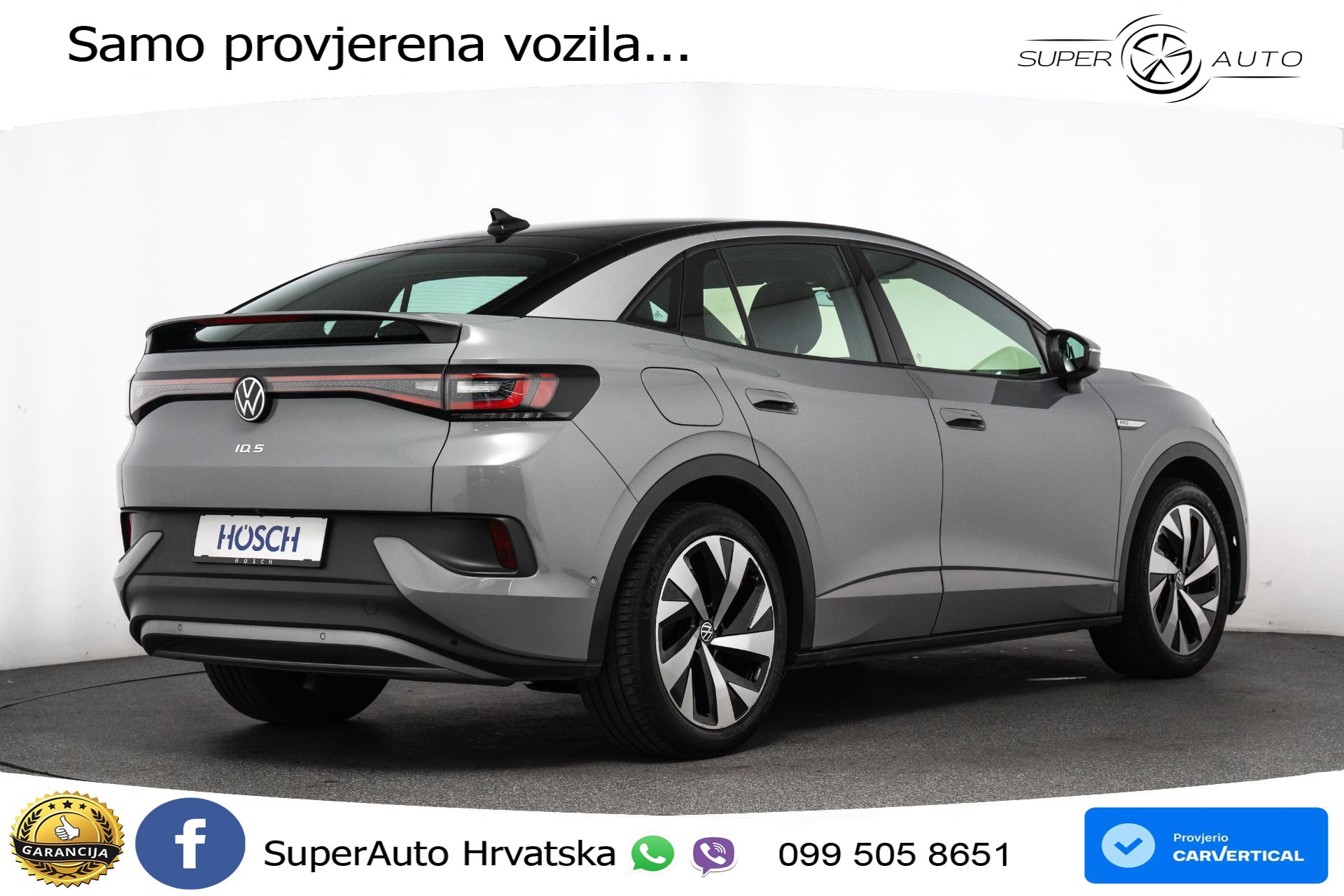 VW ID.5 Pro Performance 82 kWh 204 KS, ACC+KAM+GR SJED+VIRT+NAVI