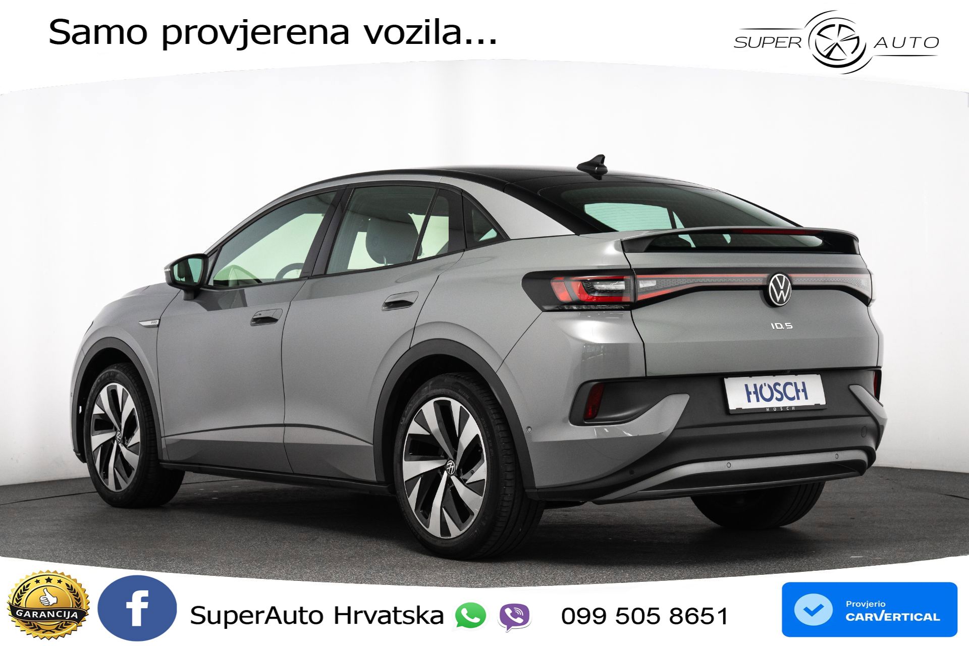 VW ID.5 Pro Performance 82 kWh 204 KS, ACC+KAM+GR SJED+VIRT+NAVI