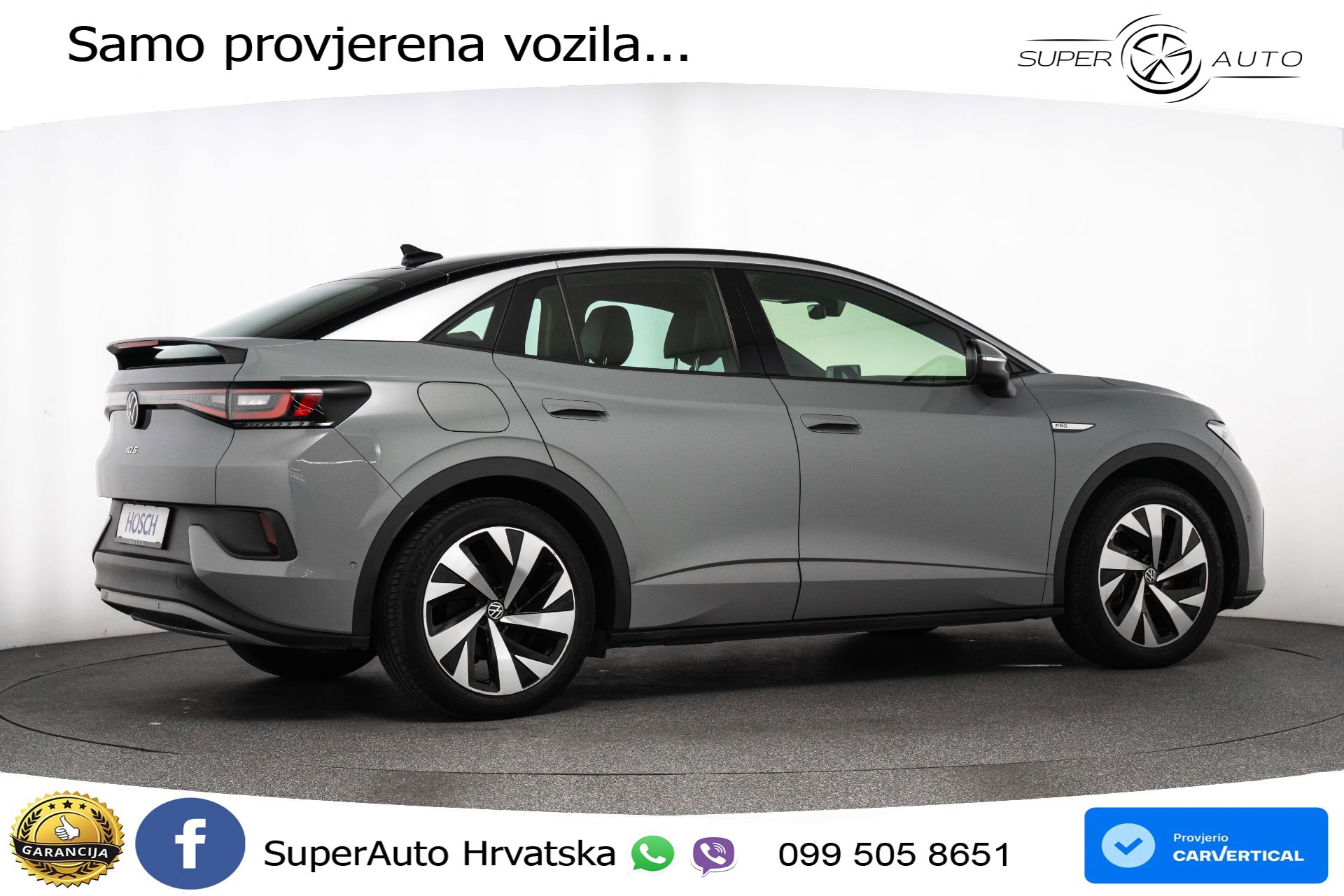 VW ID.5 Pro Performance 82 kWh 204 KS, ACC+KAM+GR SJED+VIRT+NAVI