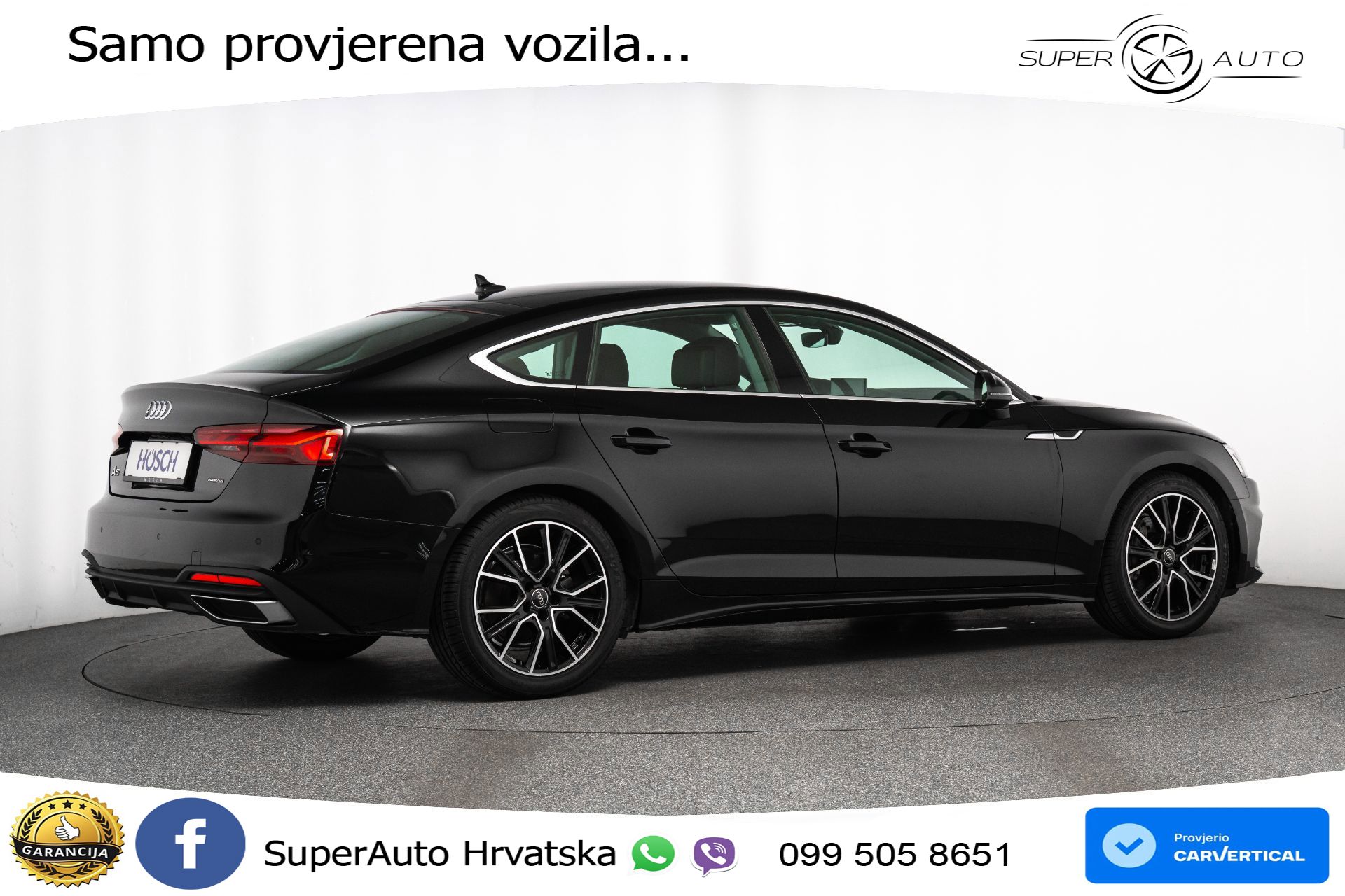 Audi A5 SB 40 TDI quattro S tronic 204 KS, PARK+NAVI