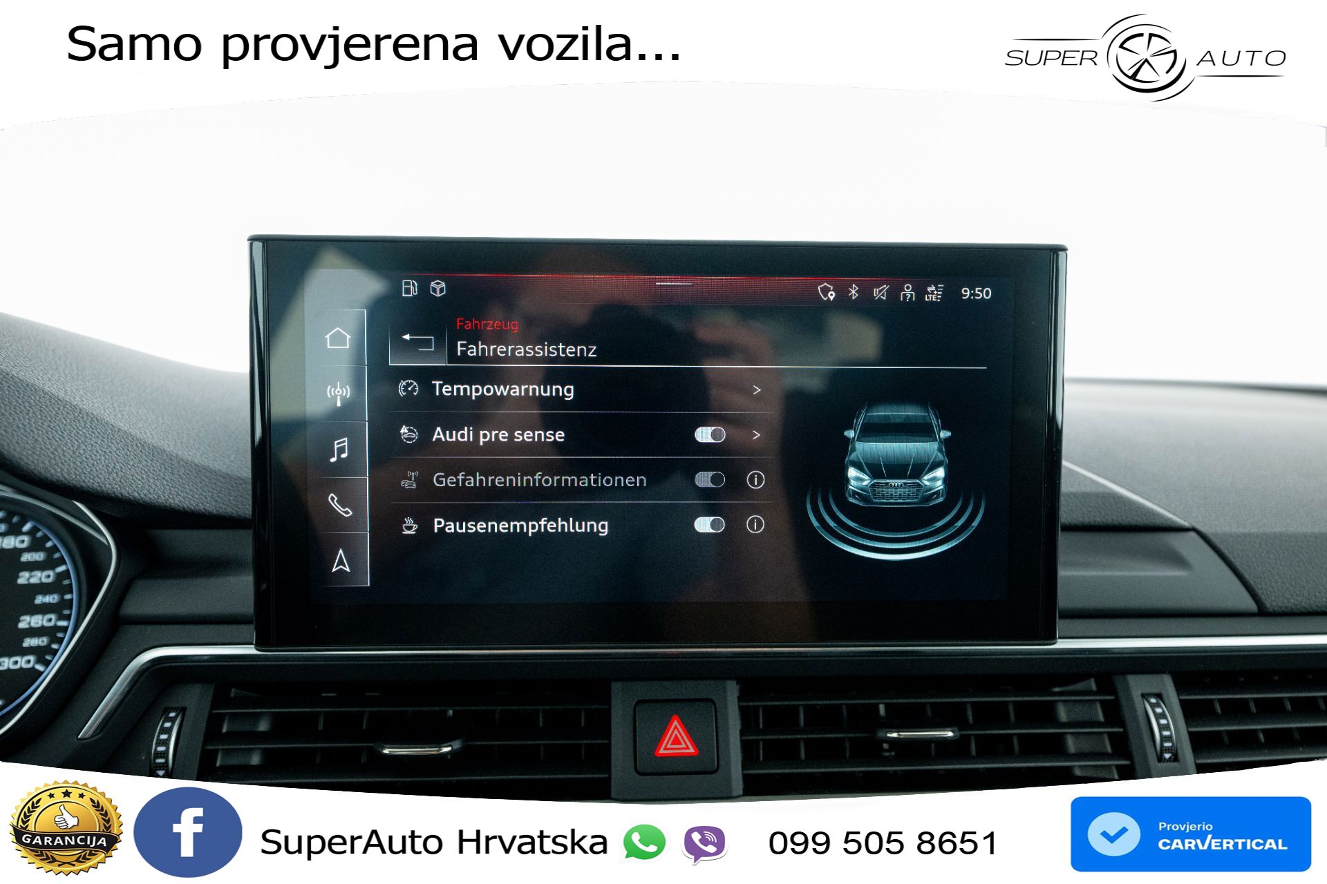 Audi A5 SB 40 TDI quattro S tronic 204 KS, PARK+NAVI