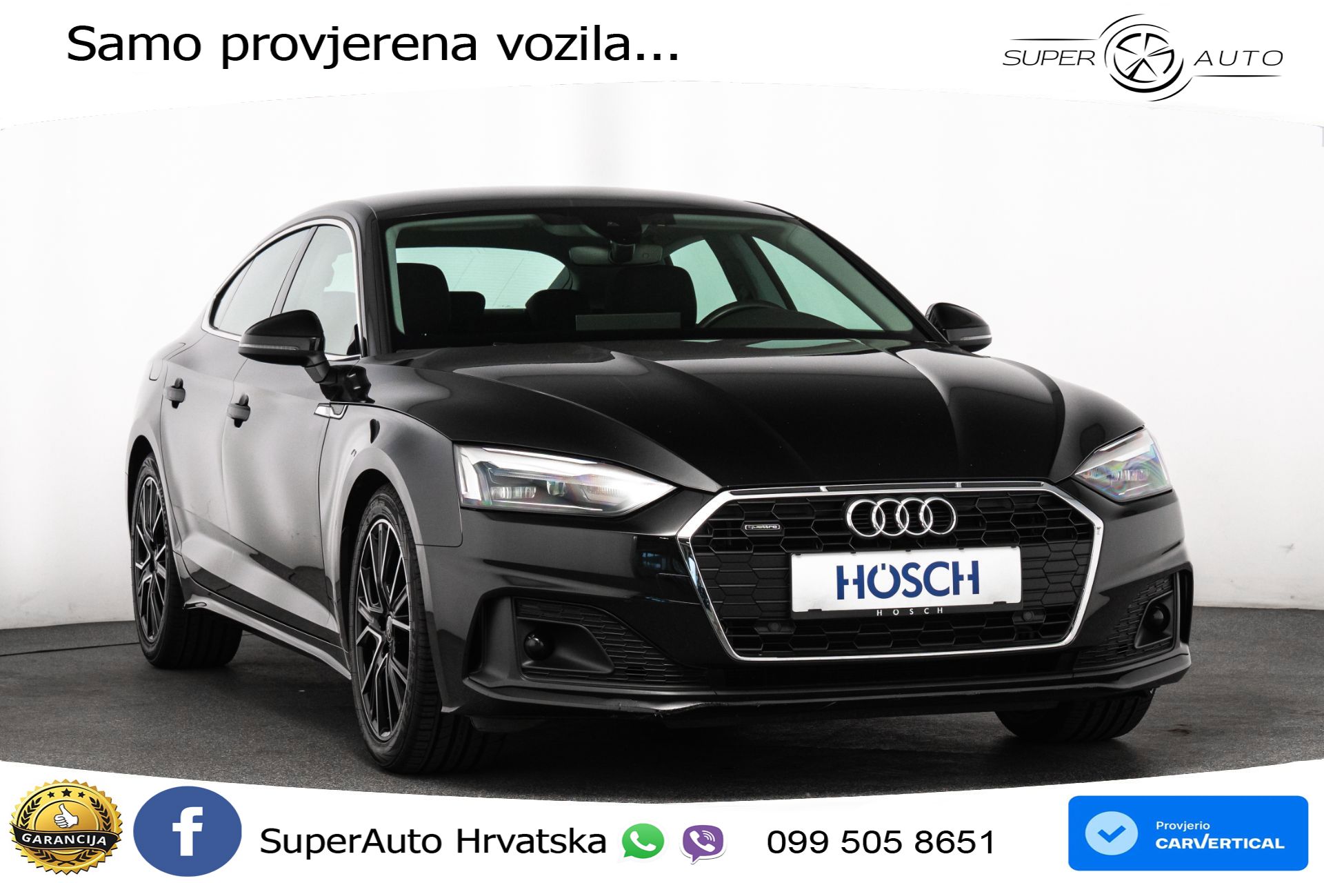 Audi A5 SB 40 TDI quattro S tronic 204 KS, PARK+NAVI