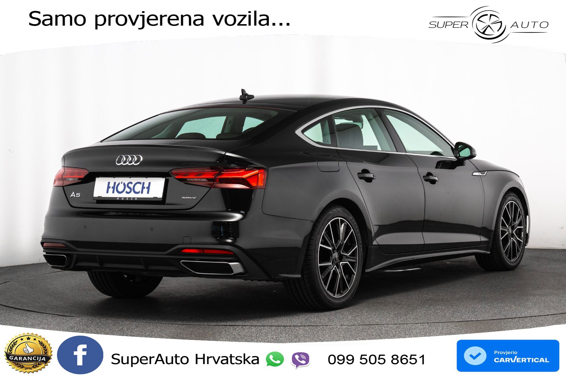 Audi A5 SB 40 TDI quattro S tronic 204 KS, PARK+NAVI